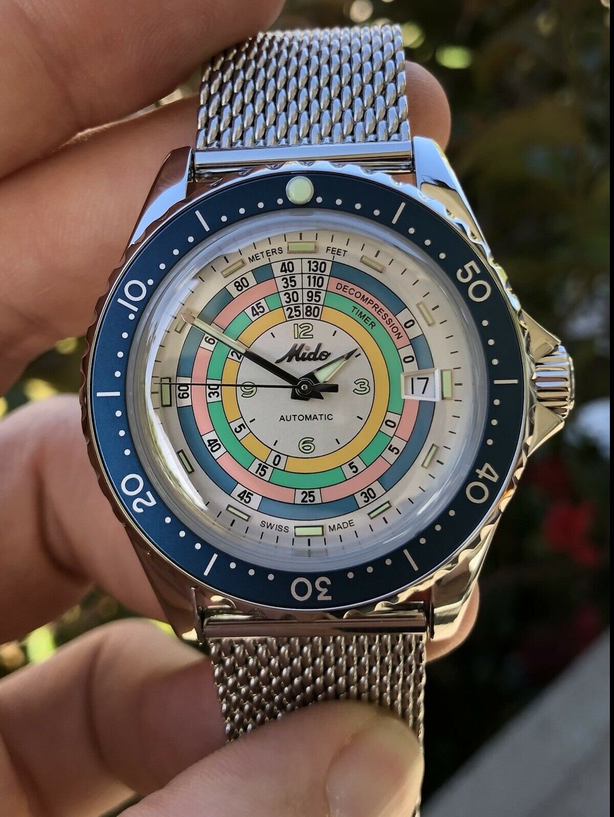 Mido Ocean Star Decompression Timer 1961 LE Turquoise M026.807.11.031.00 - 2021