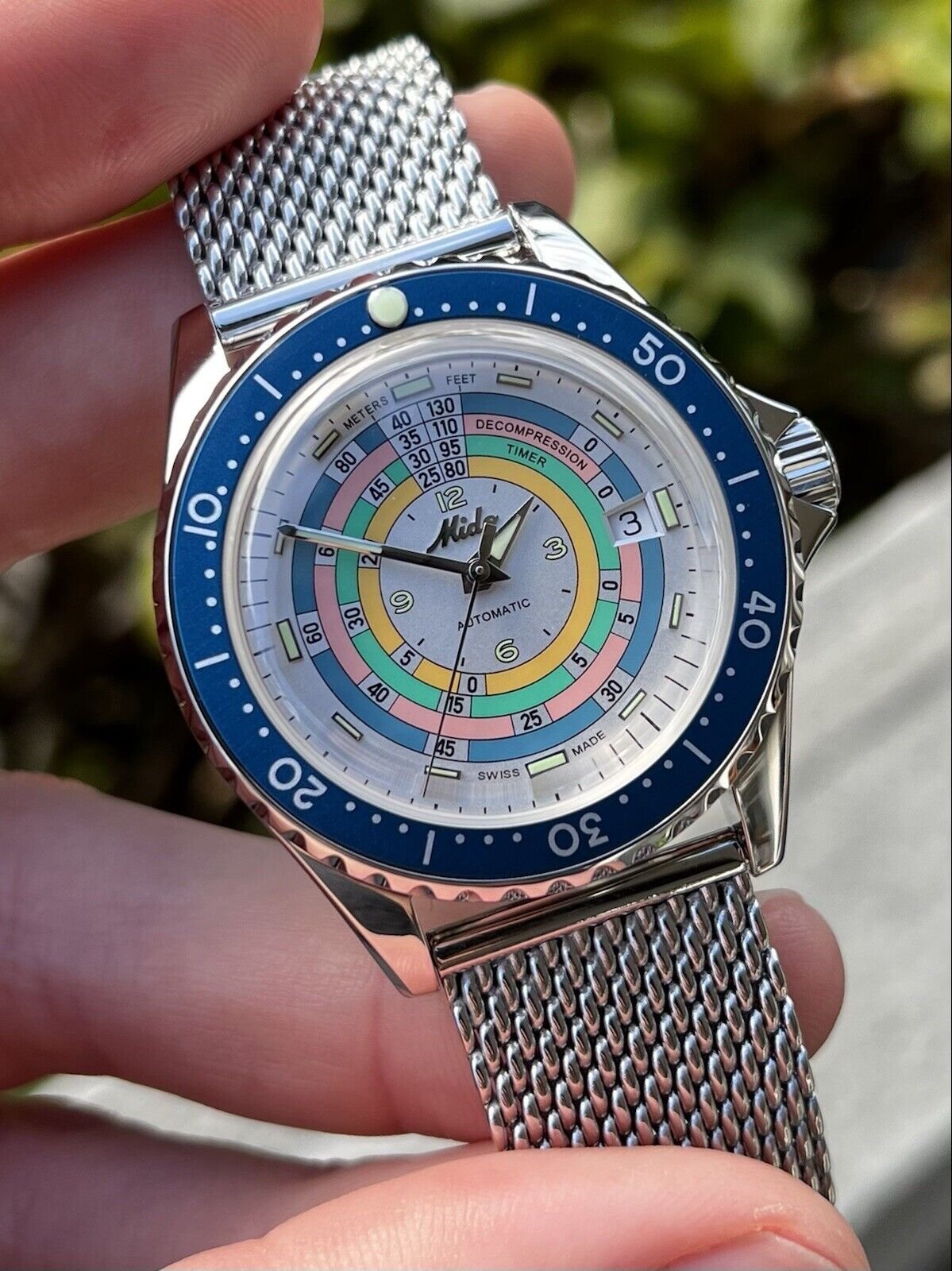Mido Ocean Star Decompression Timer 1961 LE Turquoise M026.807.11.031.00 - 2021