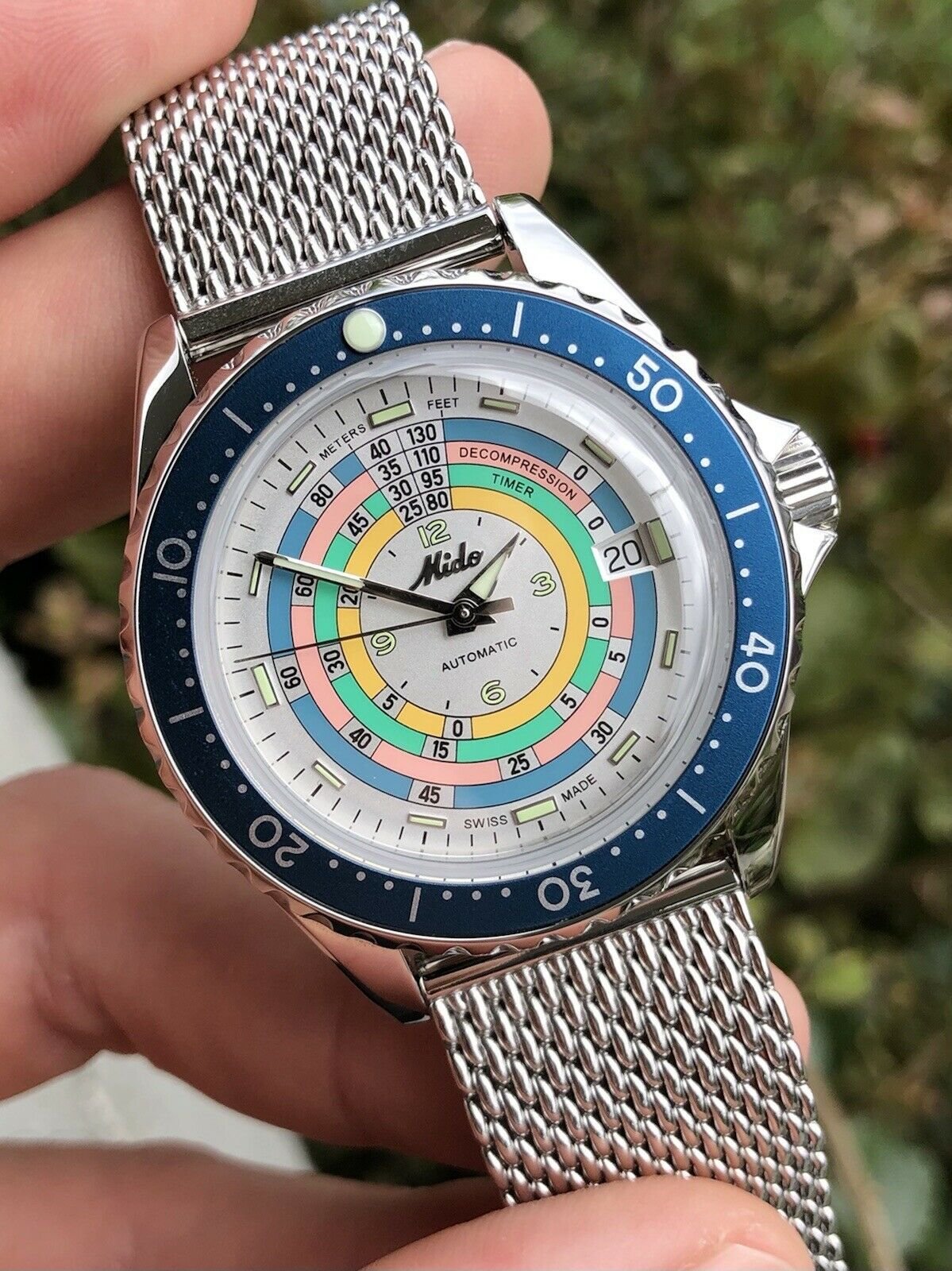 Mido Ocean Star Decompression Timer 1961 LE Turquoise M026.807.11.031.00 - 2021
