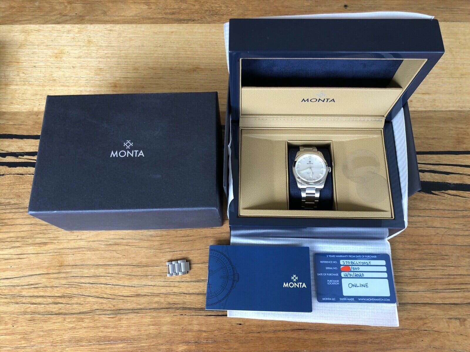 Monta Noble Silver Opalin Dial - 2020