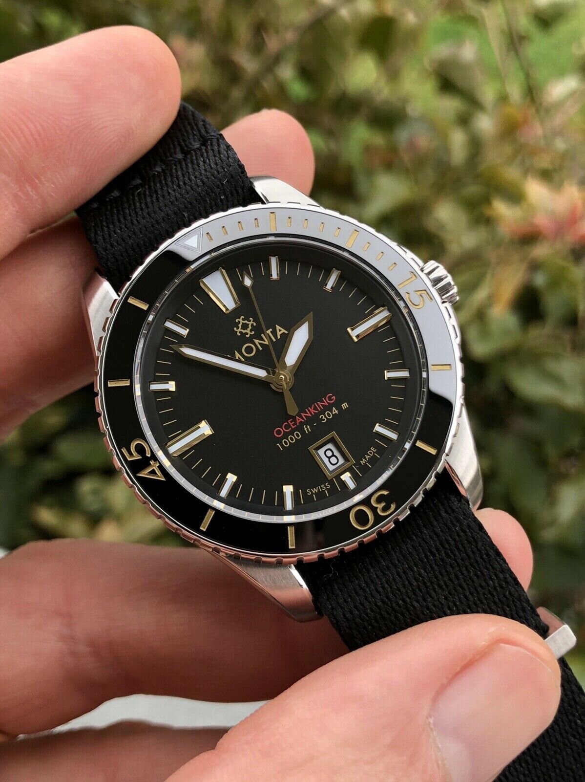 Monta Oceanking 60-Minute with Date and Gilt Dial - 2019