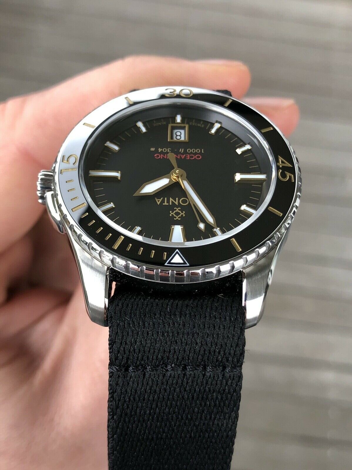 Monta Oceanking 60-Minute with Date and Gilt Dial - 2019