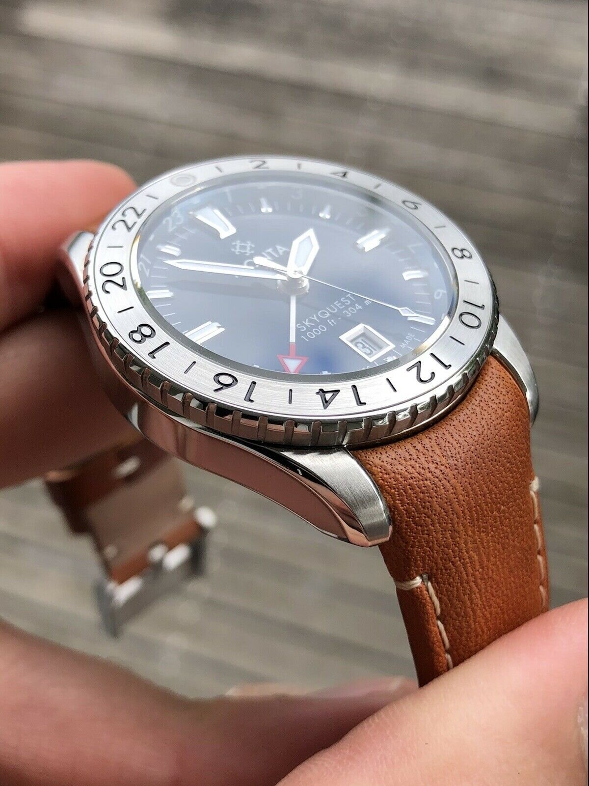 Monta Skyquest GMT Blue Steel Bezel – 2018