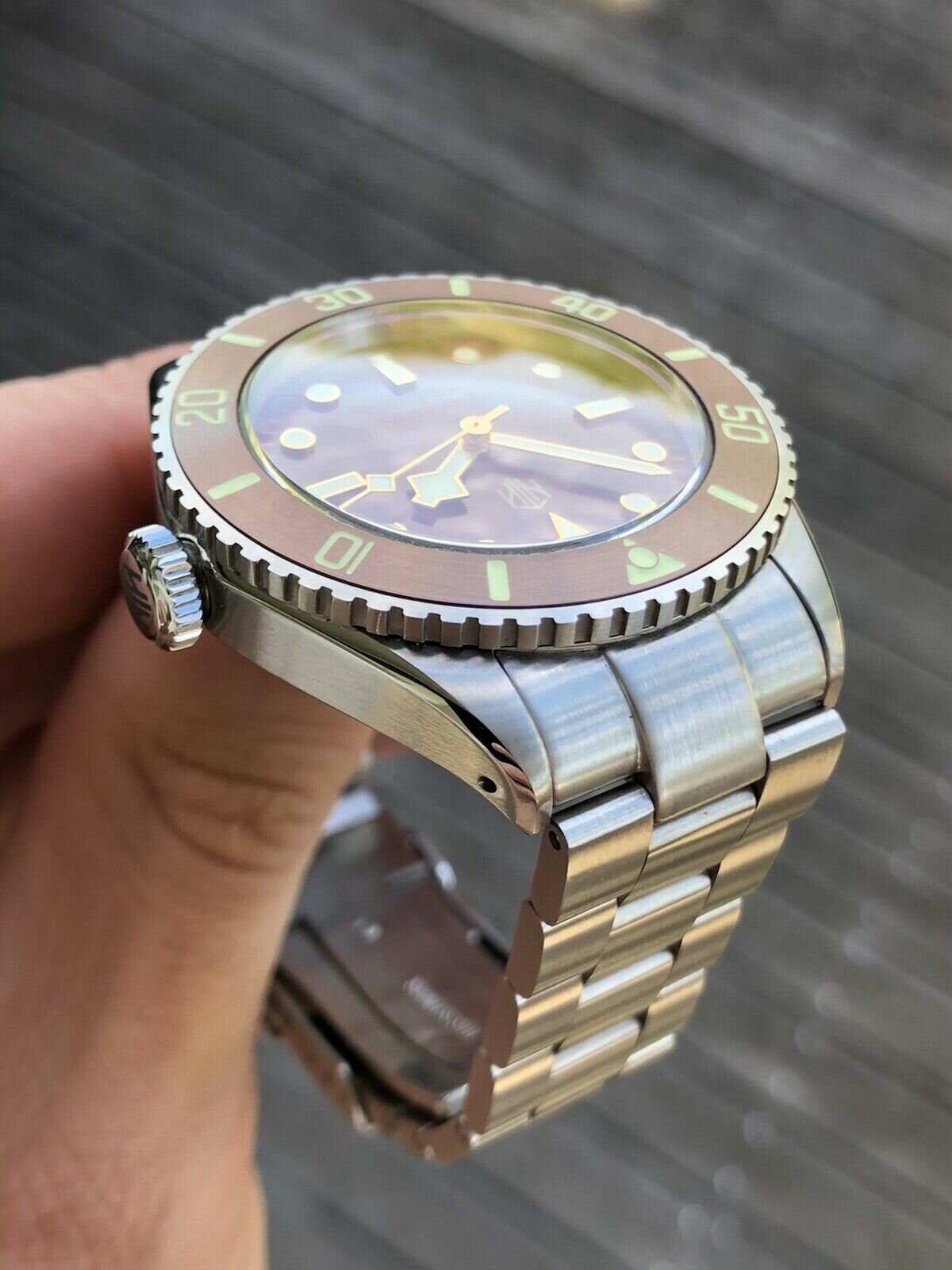 NTH Sub Barracuda Brown Watch Vault Australia
