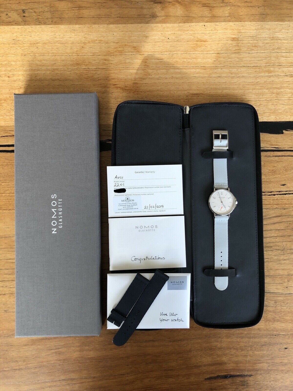 Nomos Ahoi Neomatik 560 2019 Watch Vault Australia