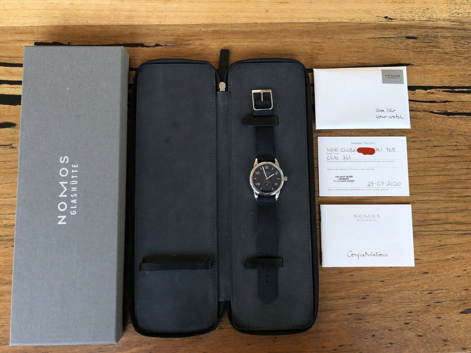 Nomos Club Campus Neomatik 39 Midnight Blue ref 768 - 2020