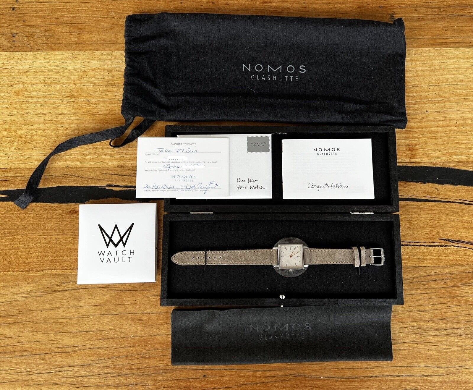 Nomos Glashutte Tetra 27 Duo 405 - 2021