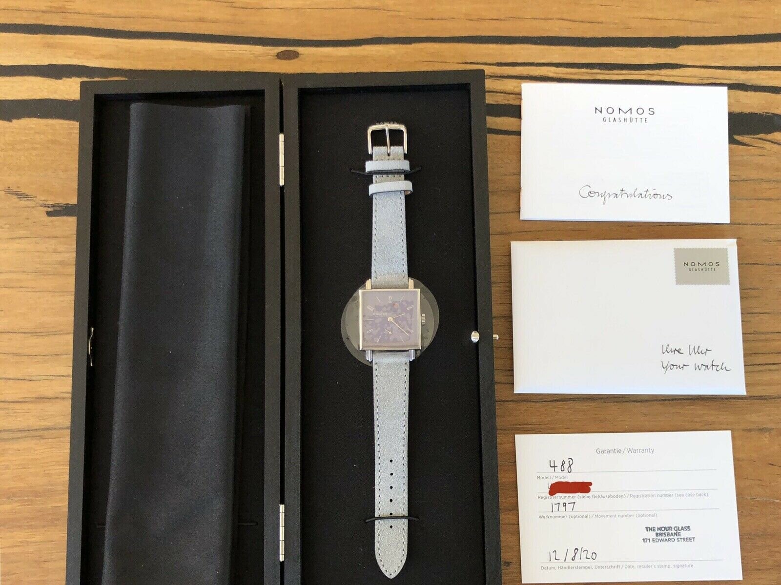 Nomos Glashutte Tetra 488 Plum - 2020