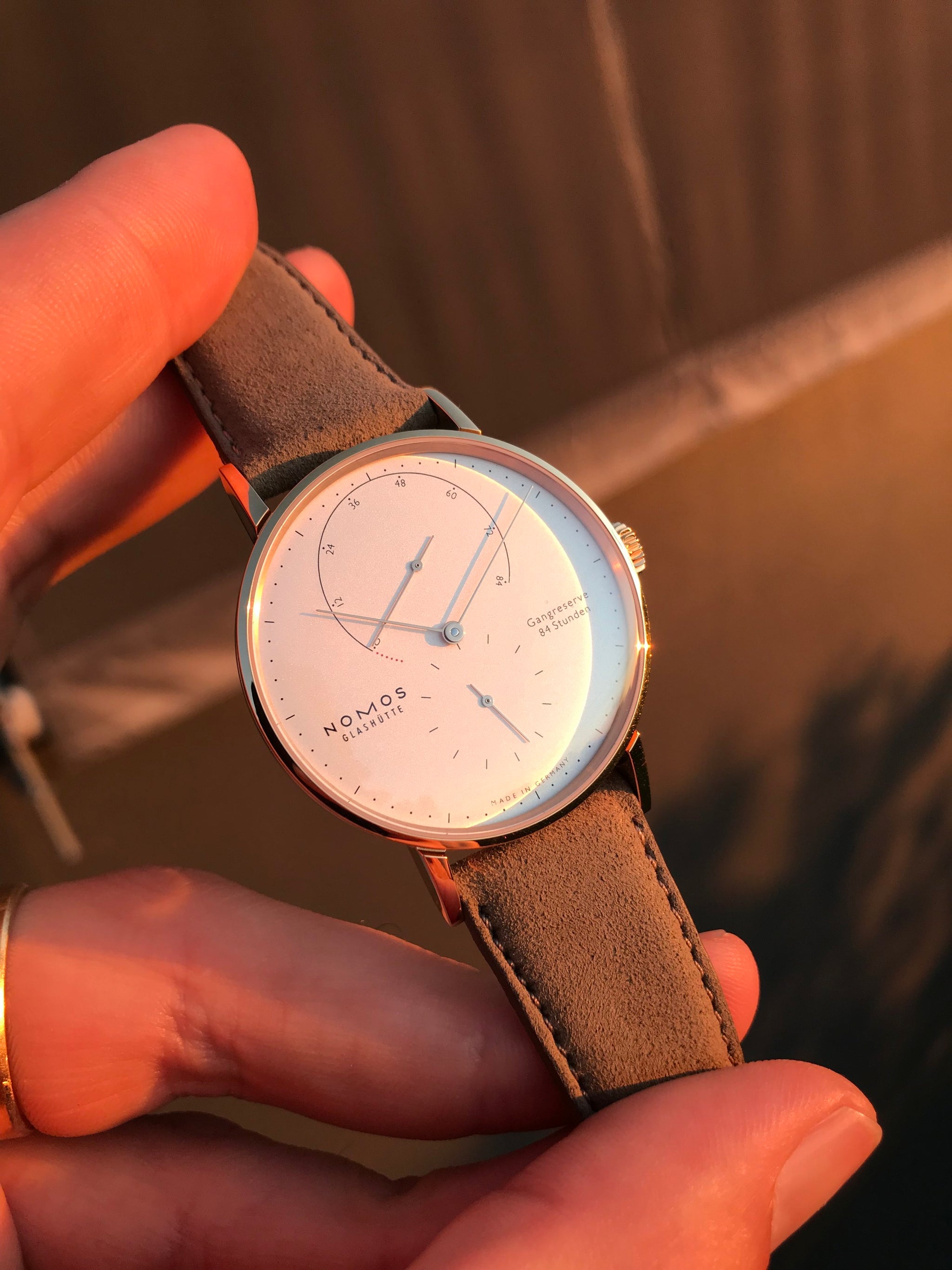 Nomos Lambda 39 952 Rose Gold Watch Vault Australia