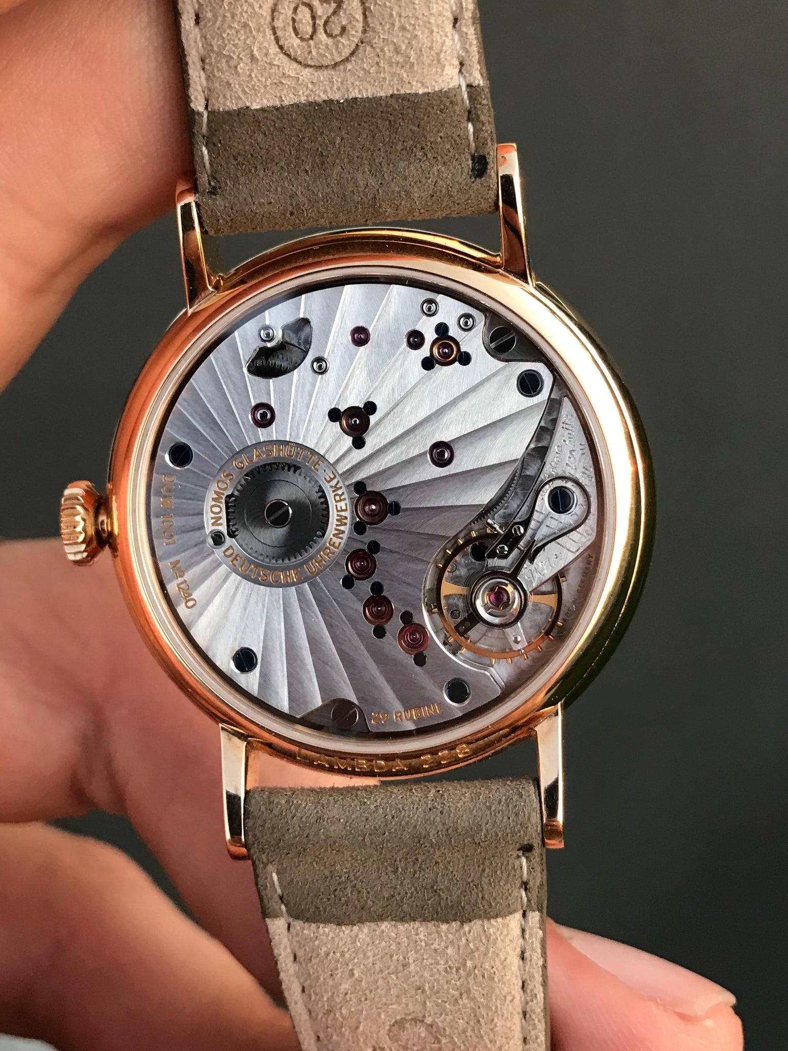 Nomos Lambda 39 952 - Rose Gold