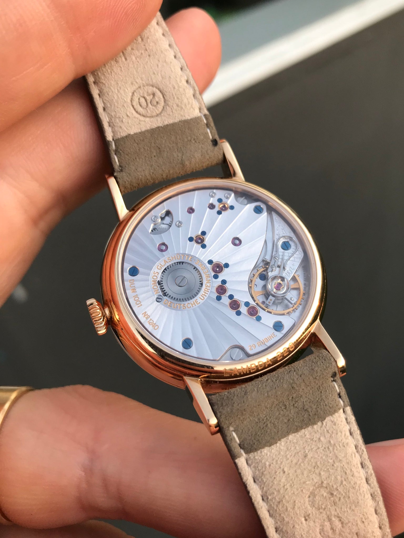 Nomos Lambda 39 952 - Rose Gold