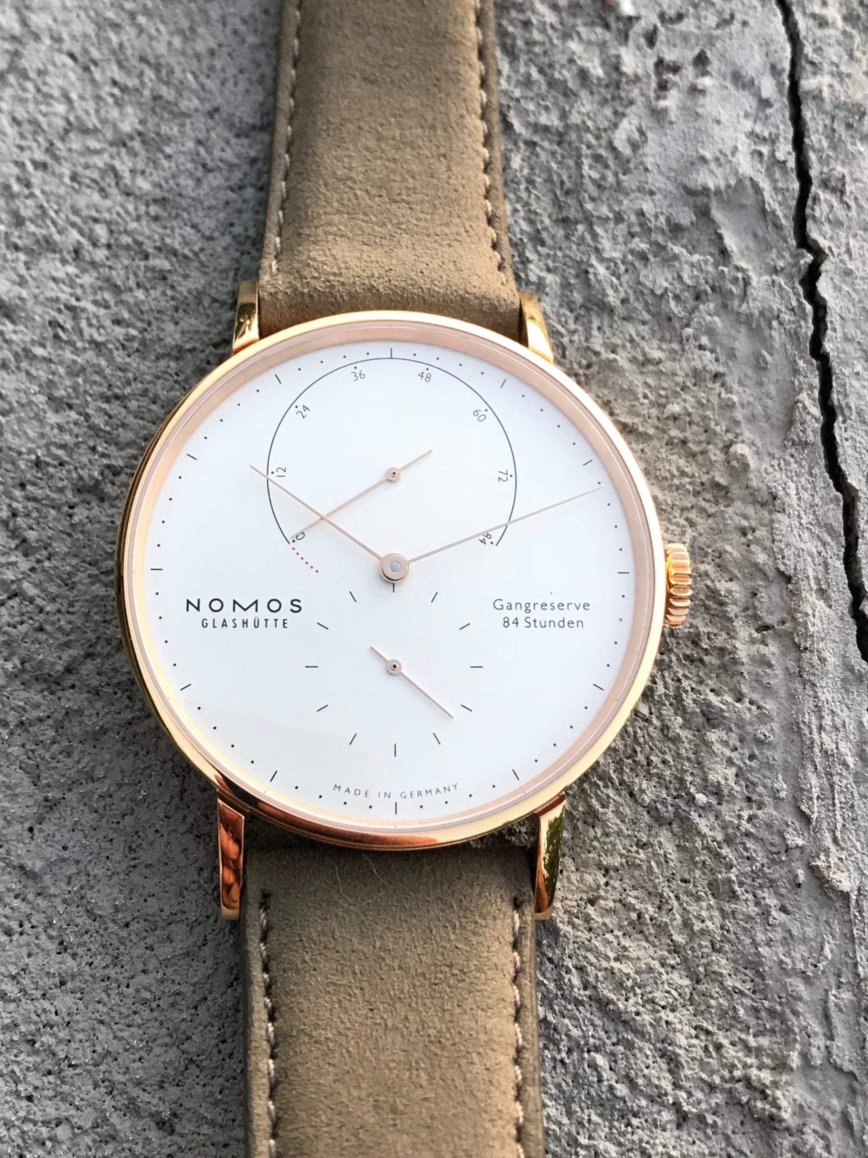 Nomos Lambda 39 952 Rose Gold Watch Vault Australia