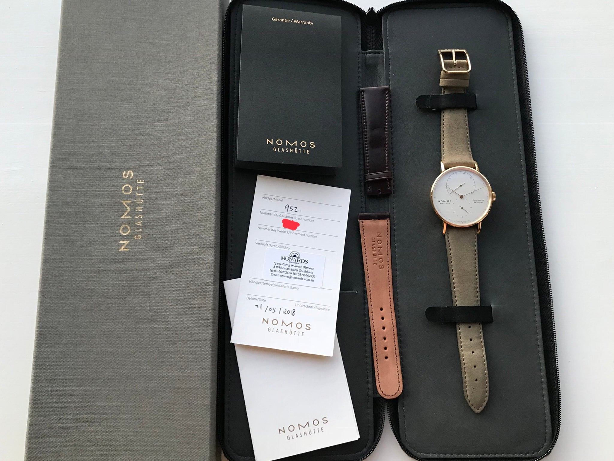 Nomos Lambda 39 952 - Rose Gold