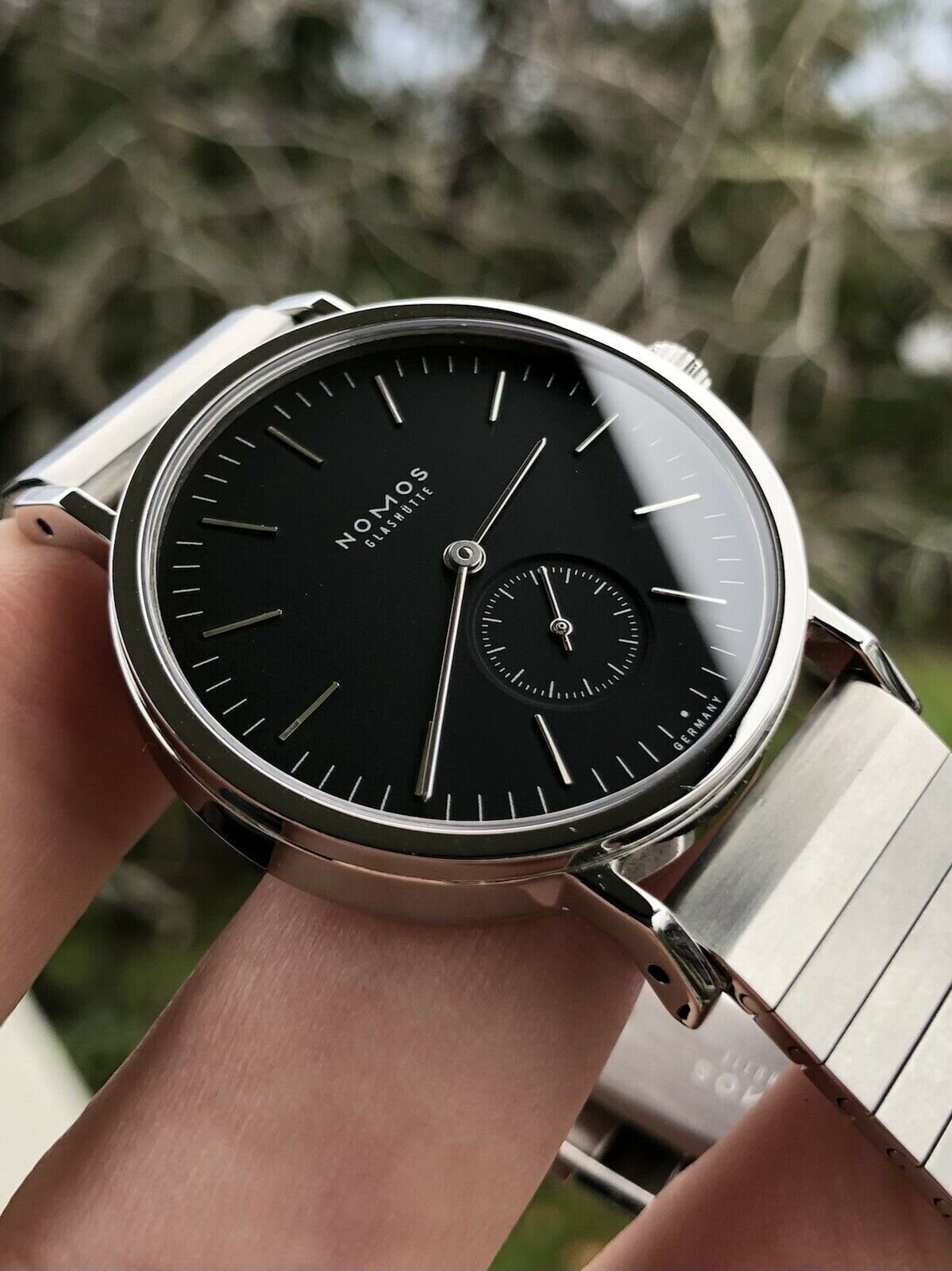 Nomos Tangente Sport Black Dial 506 with Bracelet Strap 2014 Watch Vault Australia