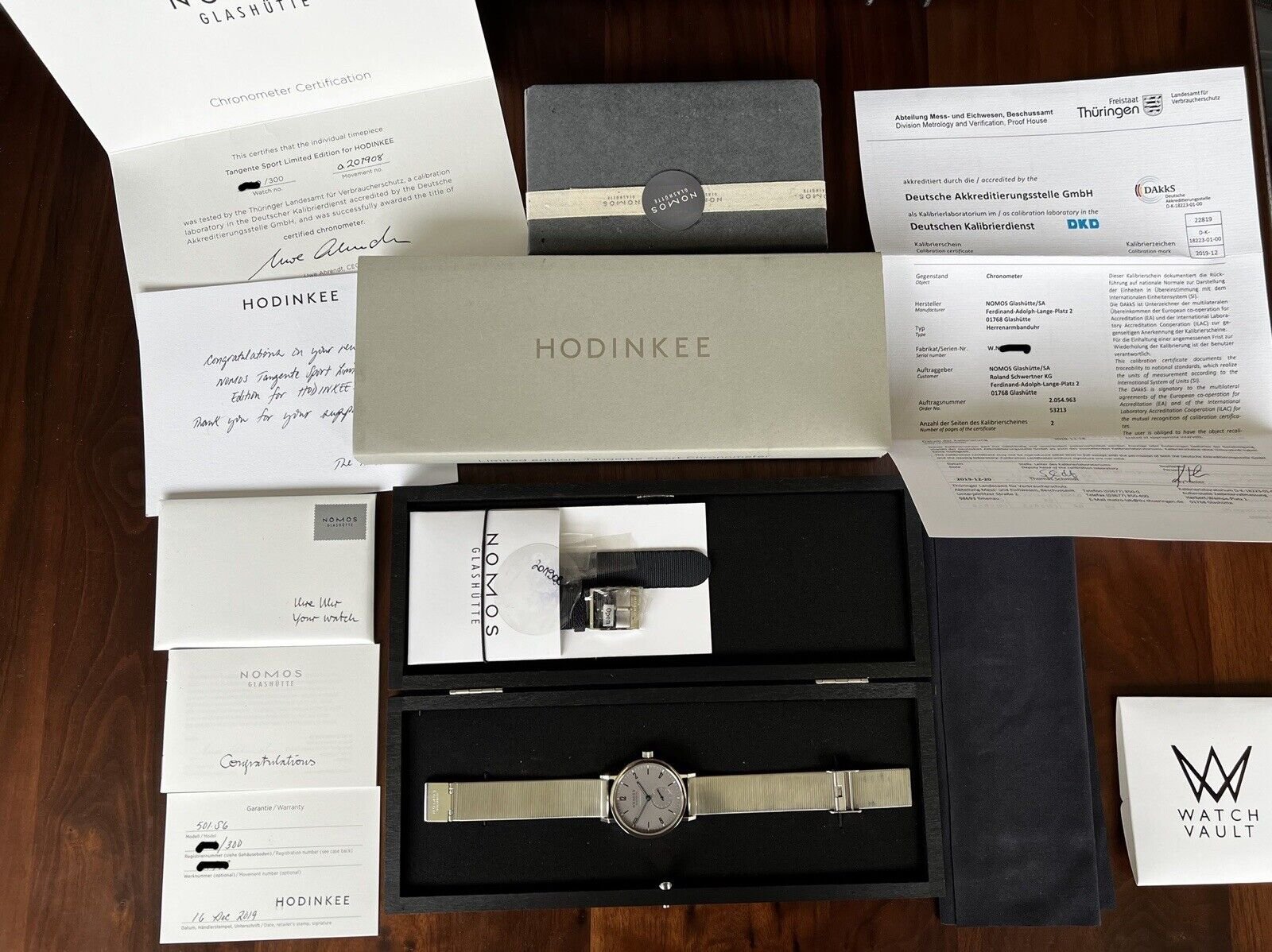 Nomos Tangente Sport HODINKEE LE 501.S6 - 2019