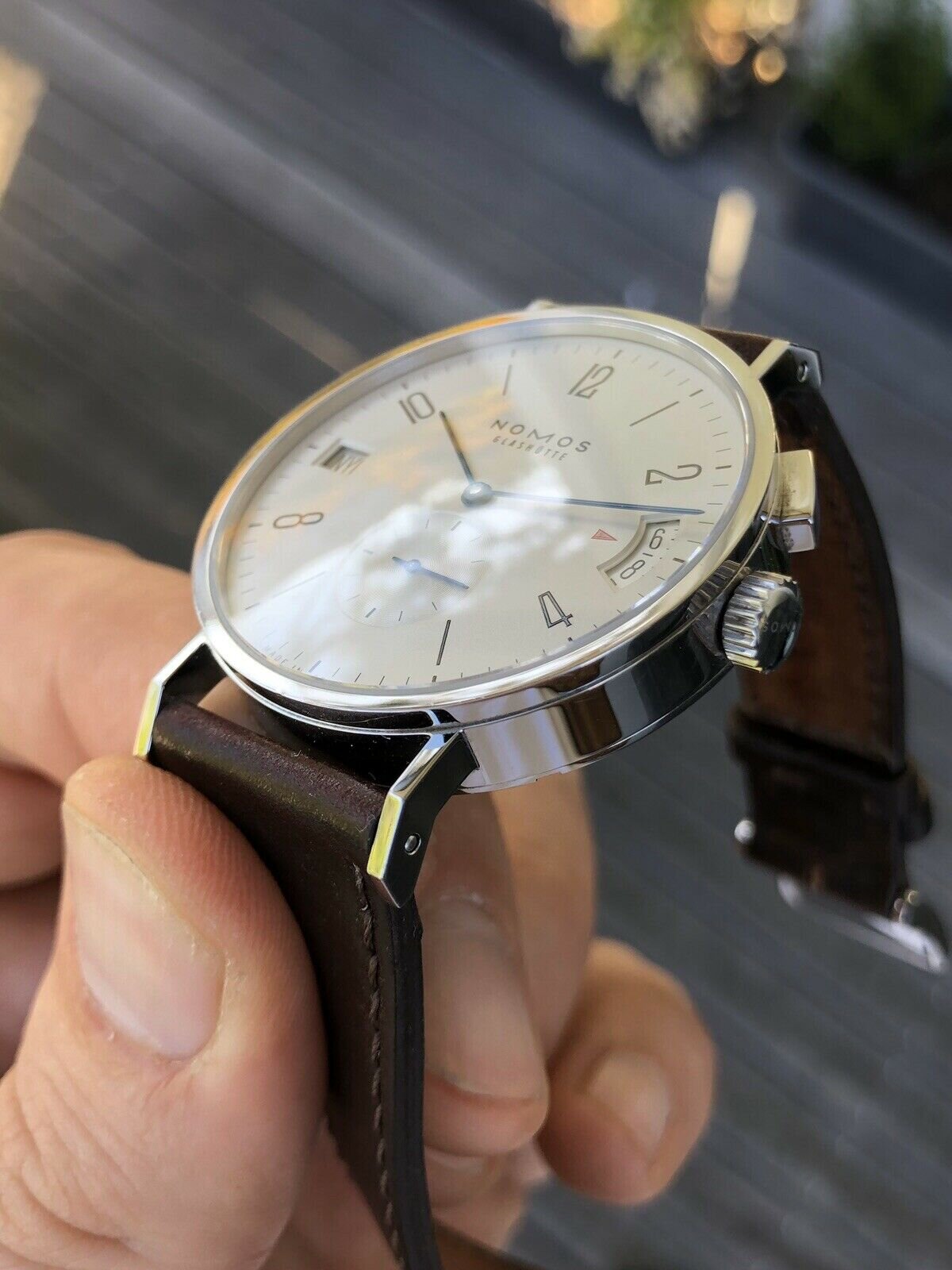 Nomos Tangomat GMT 635 2017 with box and papers Watch Vault Australia