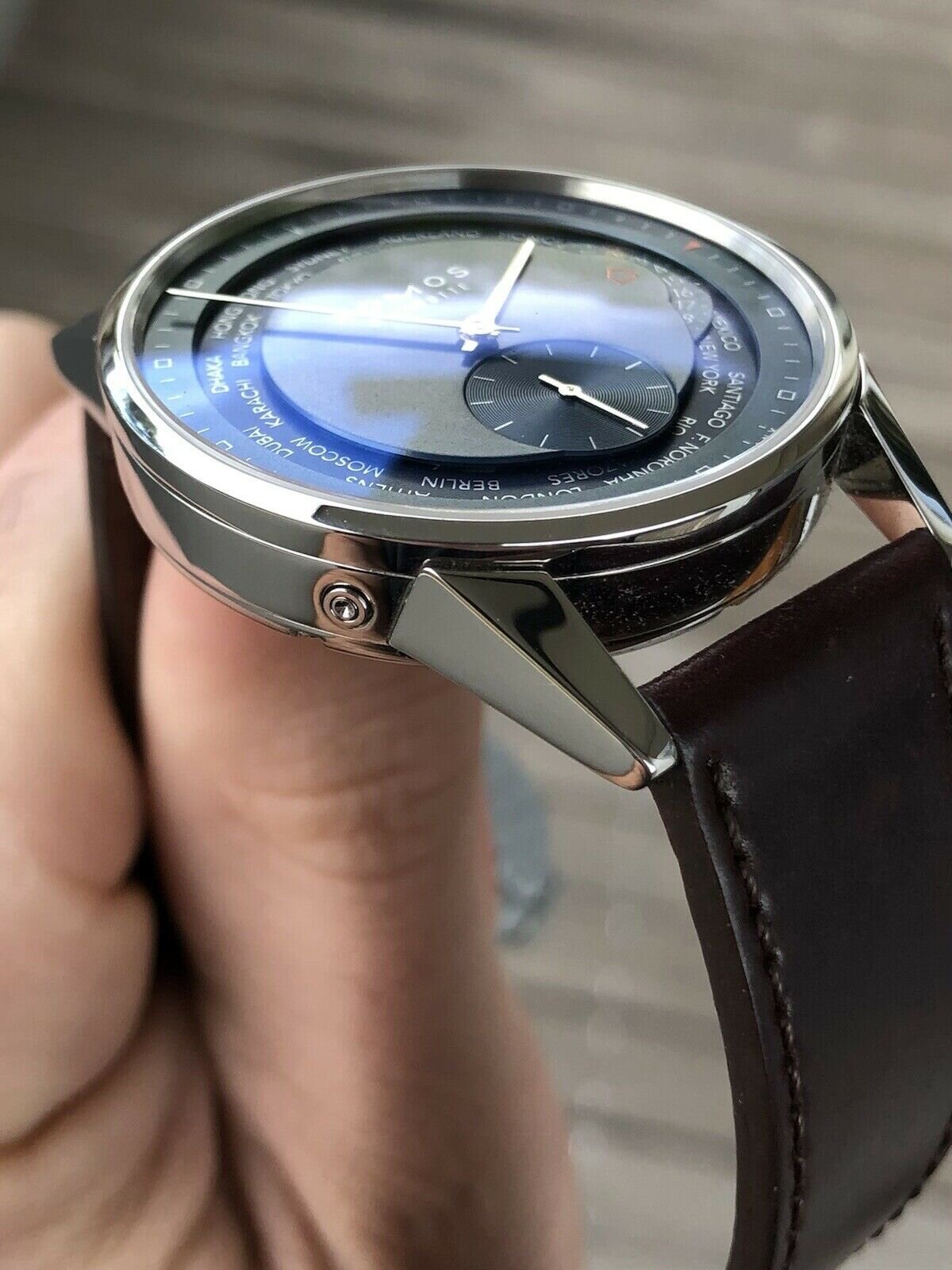 Nomos Zurich Weltzeit Nachtblau Worldtimer 807 - 2019