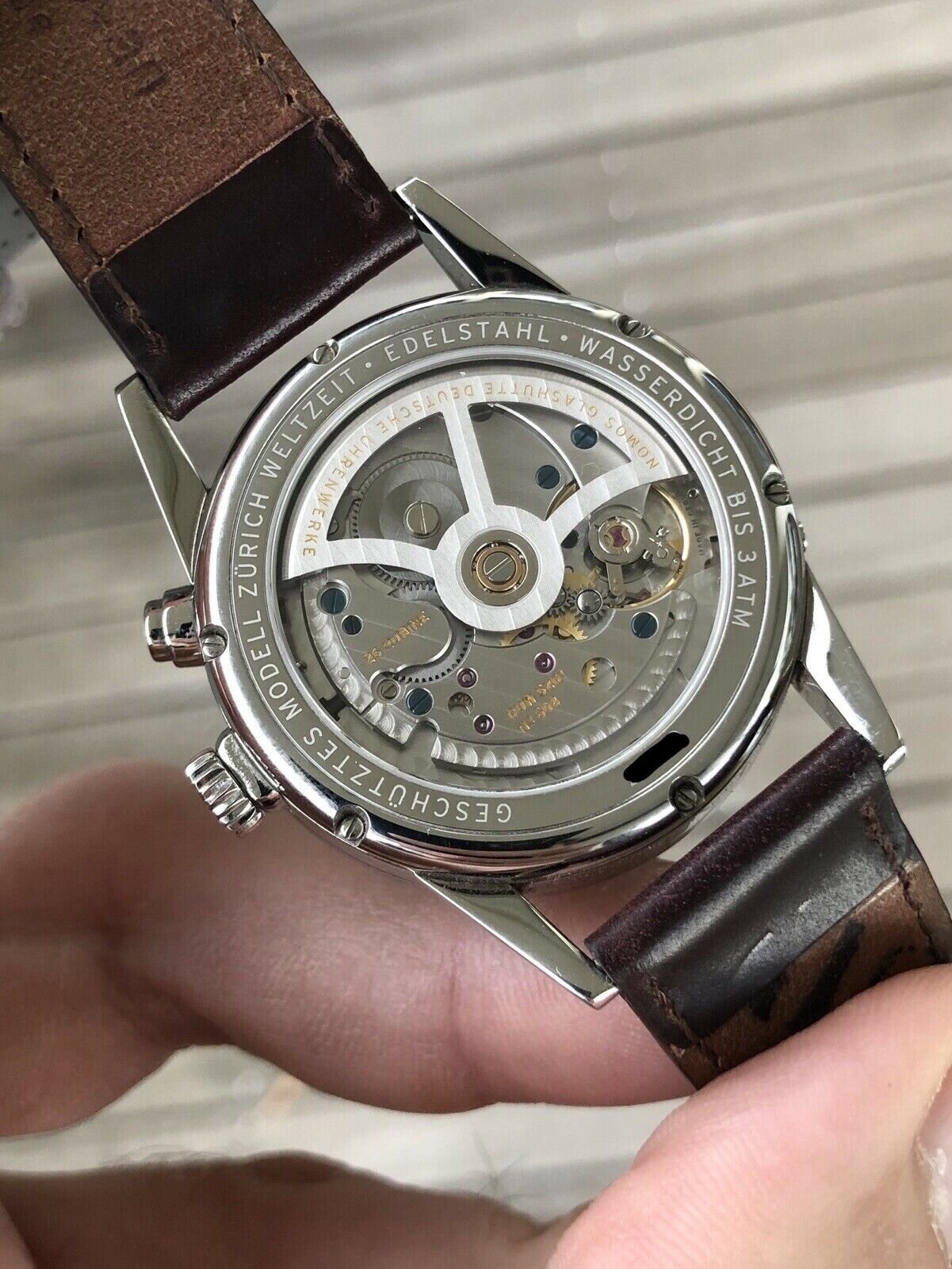 Nomos Zurich Weltzeit Nachtblau Worldtimer 807 - 2019