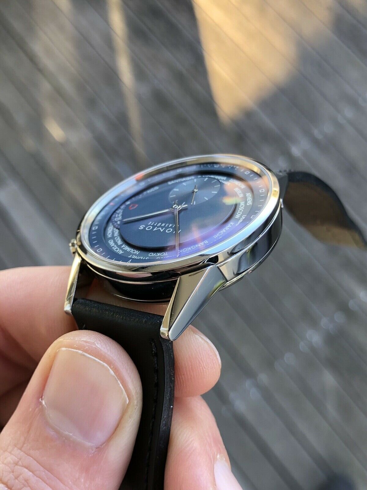 Nomos discount worldtimer blue