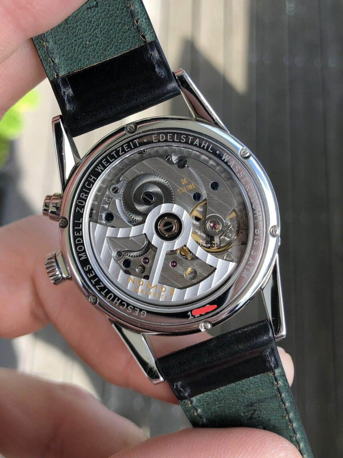 Nomos Zurich Weltzeit World Time 805 - 2013 w/ box and papers