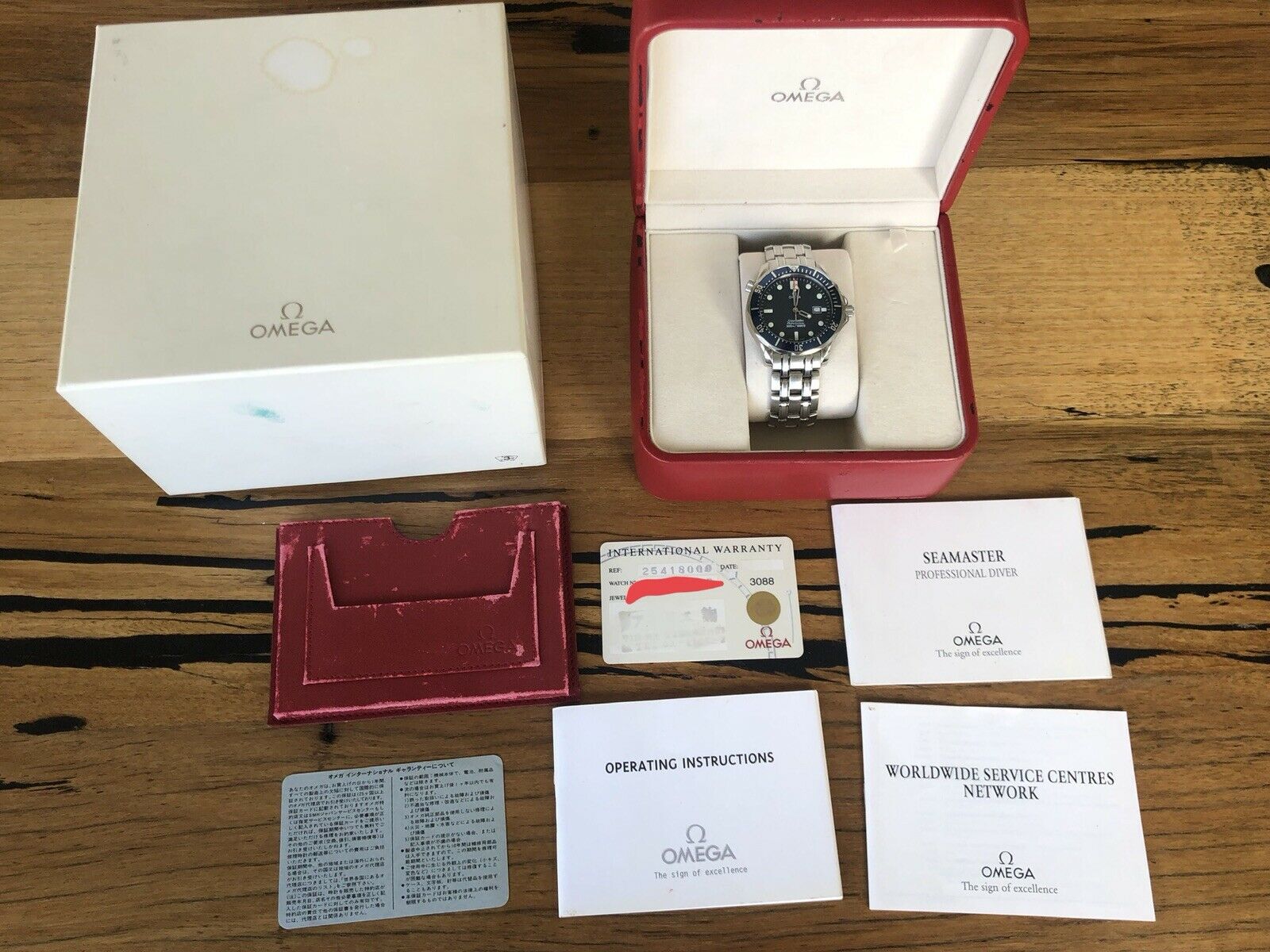 Omega Seamaster 300M 2541.80 41mm quartz - 1998