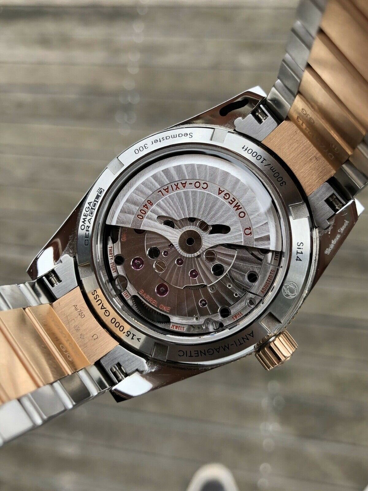 Omega Seamaster 300 Co Axial 41mm Sedna Gold Two Tone 233.20.41.21