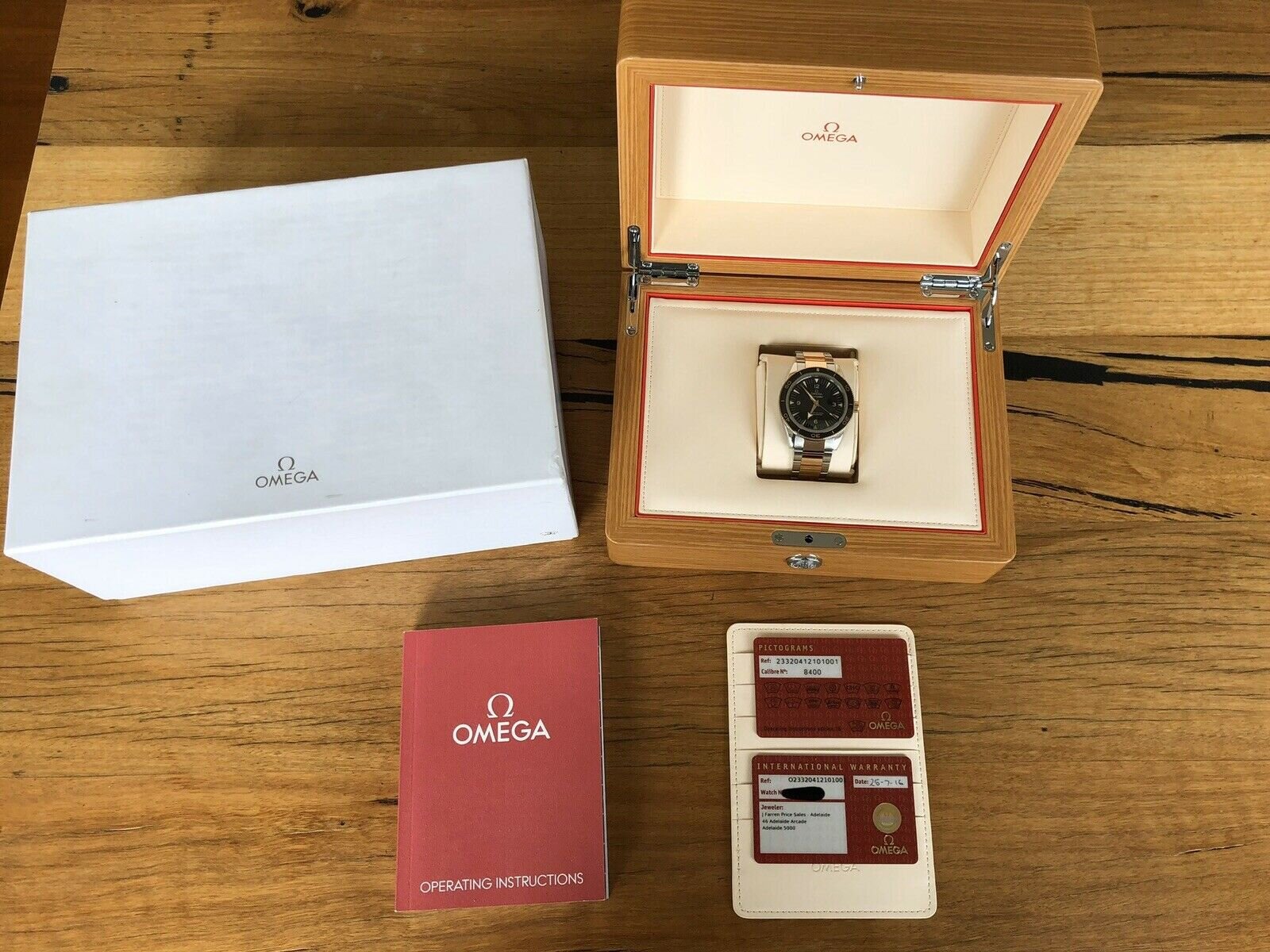 Omega Seamaster 300 Co‑Axial 41mm Sedna Gold Two-Tone 233.20.41.21.01.001 - 2016