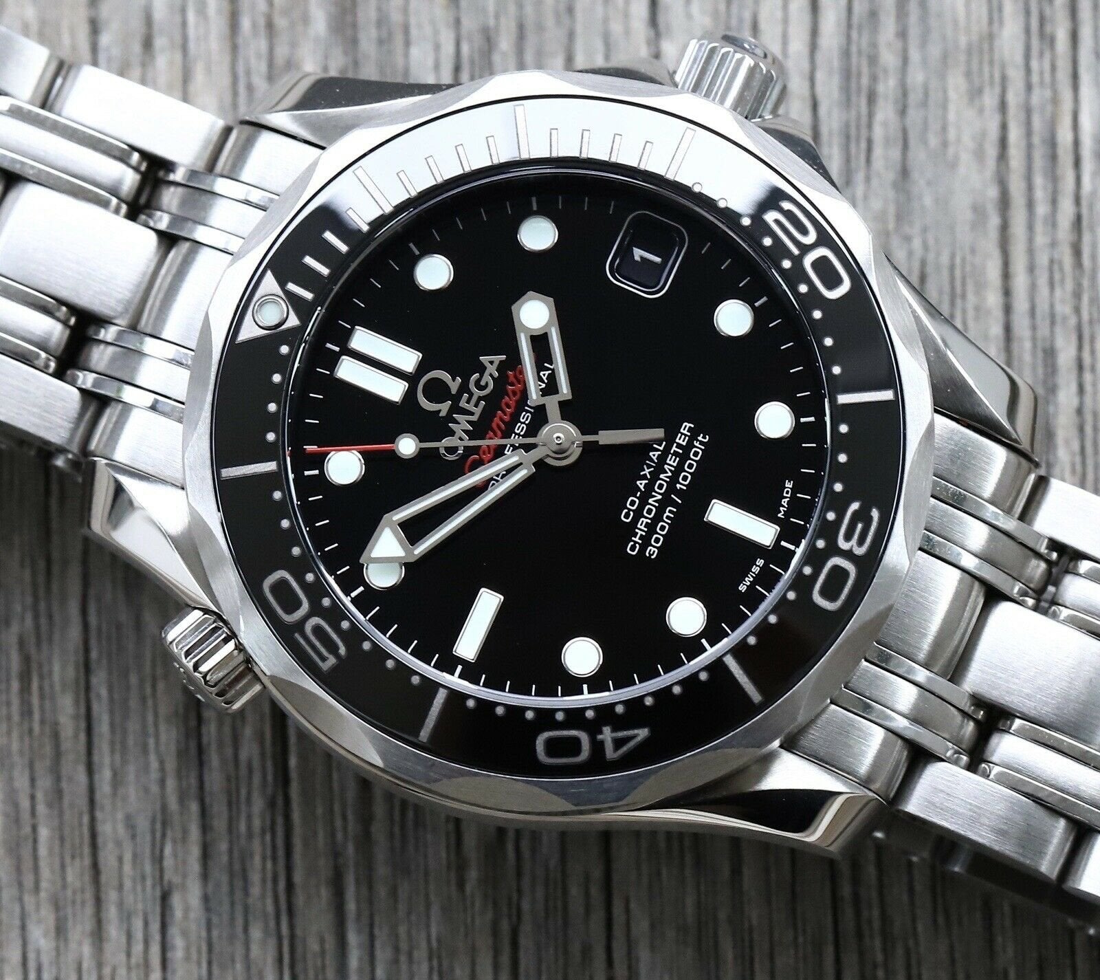 Omega Seamaster Diver 300M Co-Axial Black 36.25mm 212.30.36.20.01.002 - 2019