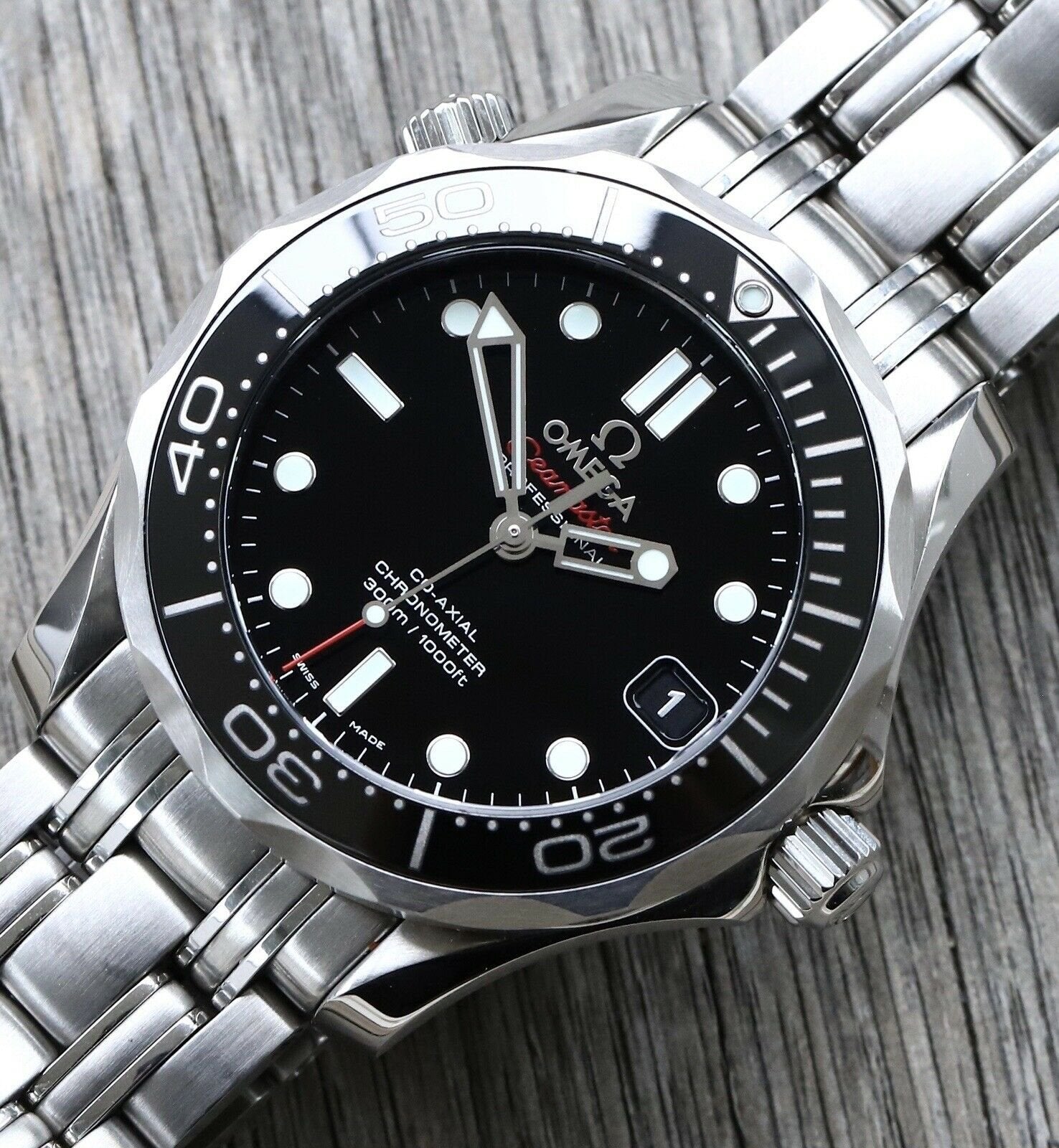 Omega Seamaster Diver 300M Co-Axial Black 36.25mm 212.30.36.20.01.002 - 2019