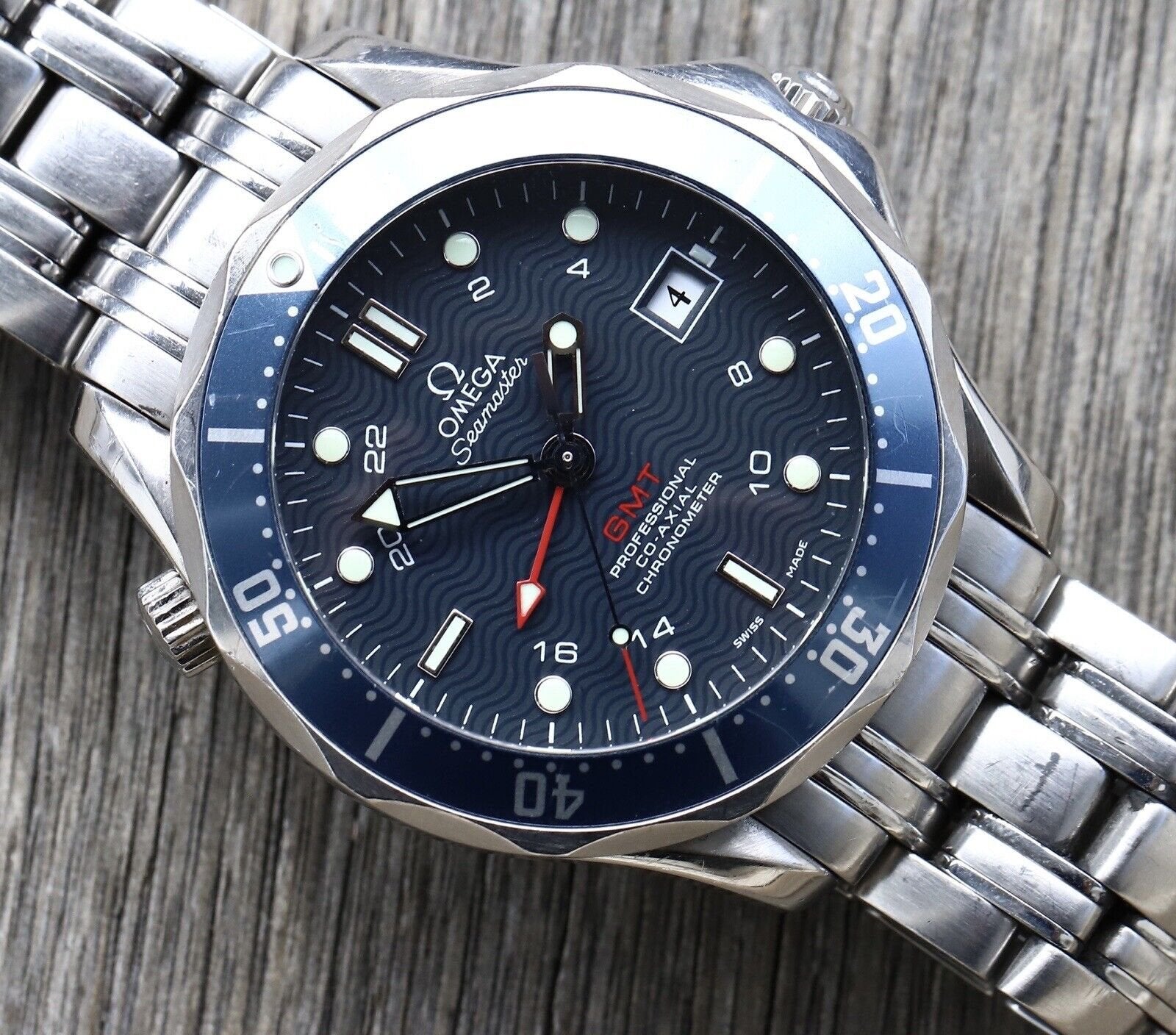 Omega Seamaster Diver 300M Co‑Axial GMT 41mm 2535.80 - 1995