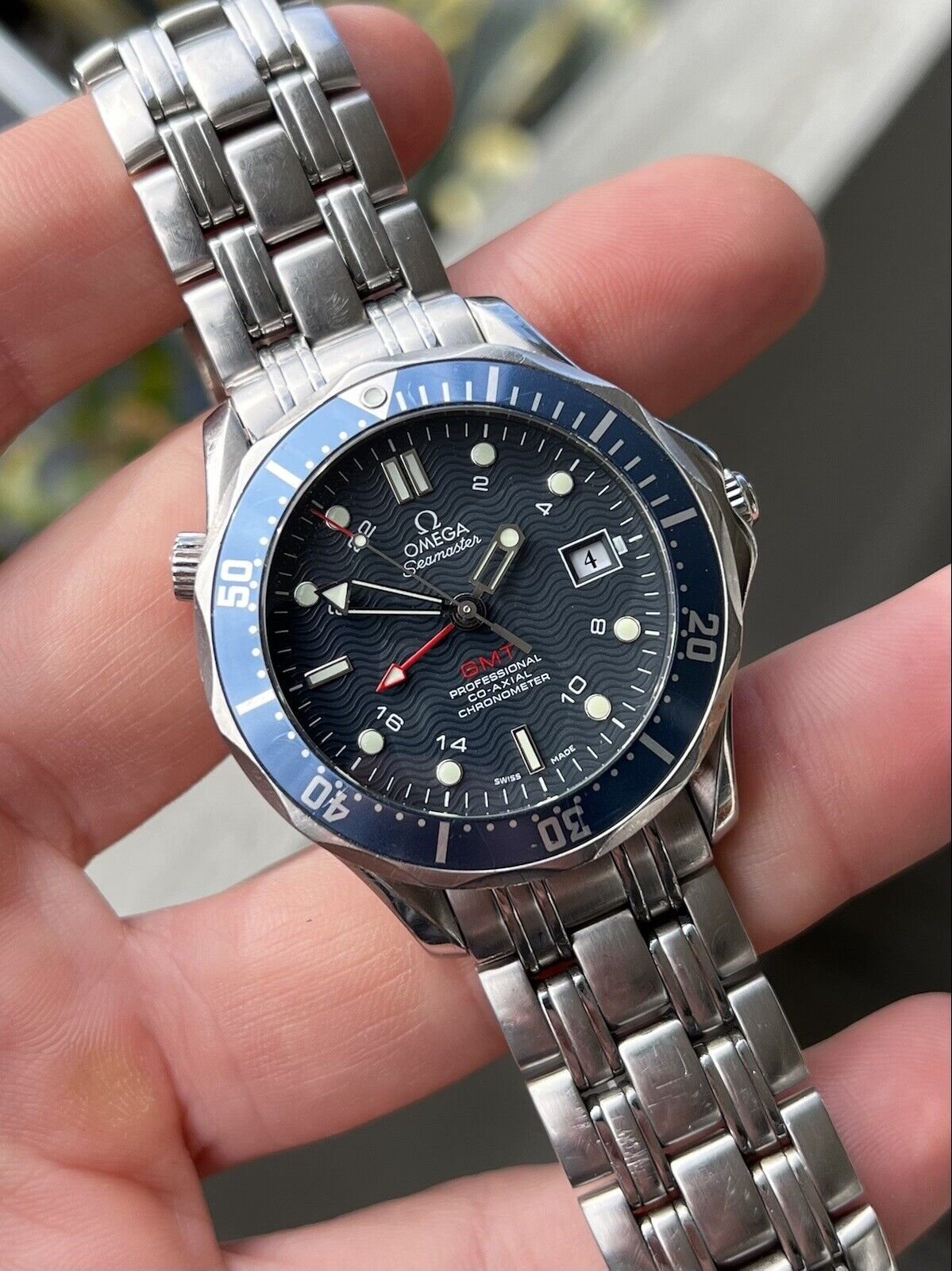 Omega Seamaster Diver 300M Co‑Axial GMT 41mm 2535.80 - 1995