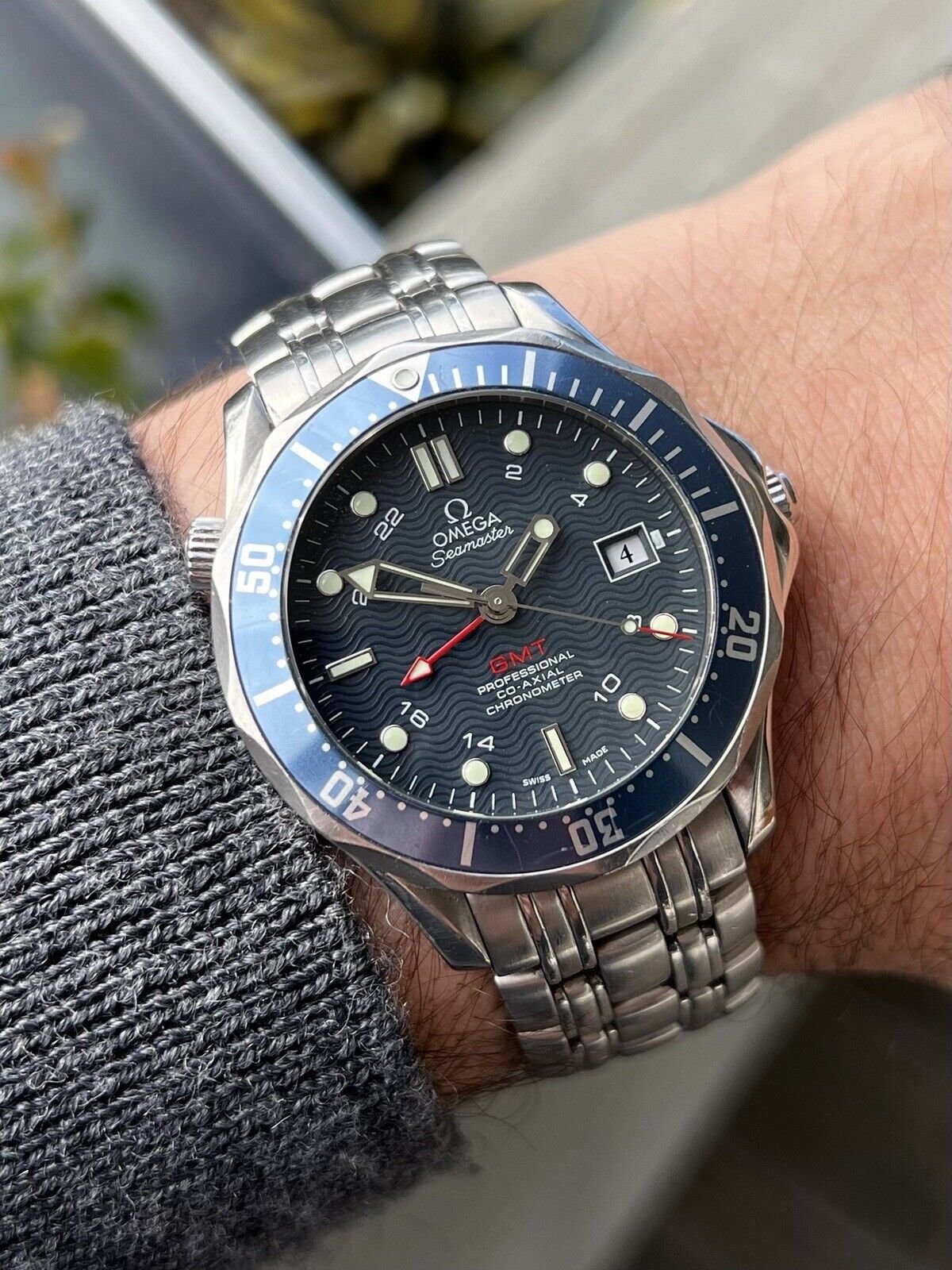Omega Seamaster Diver 300M Co‑Axial GMT 41mm 2535.80 - 1995