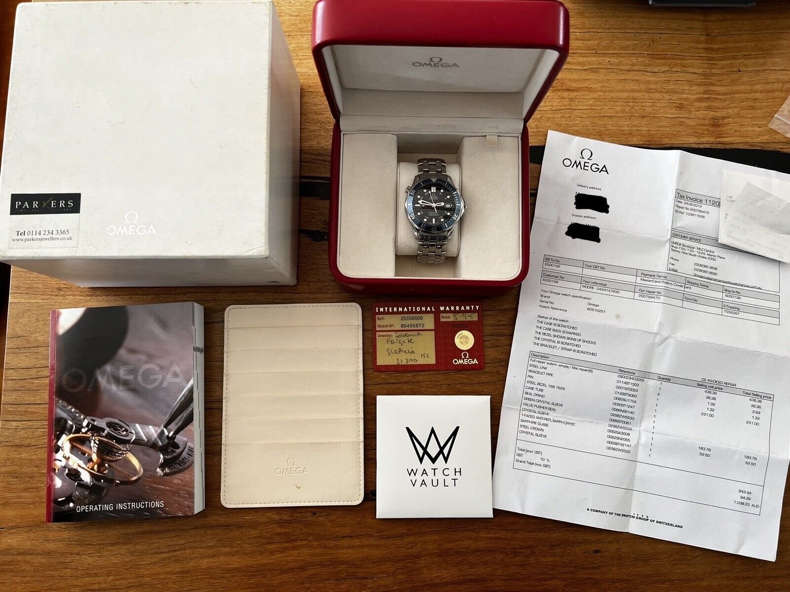 Omega Seamaster Diver 300M Co‑Axial GMT 41mm 2535.80 - 1995