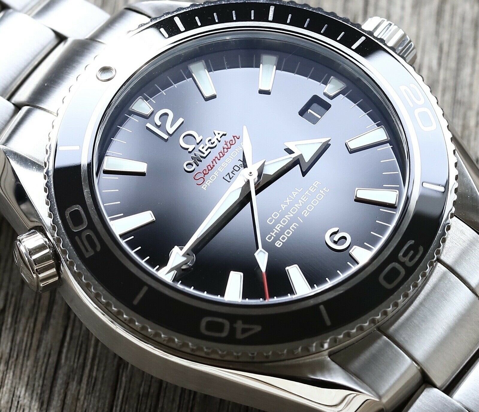 Omega Seamaster Planet Ocean Co-axial 42mm Liquid Metal