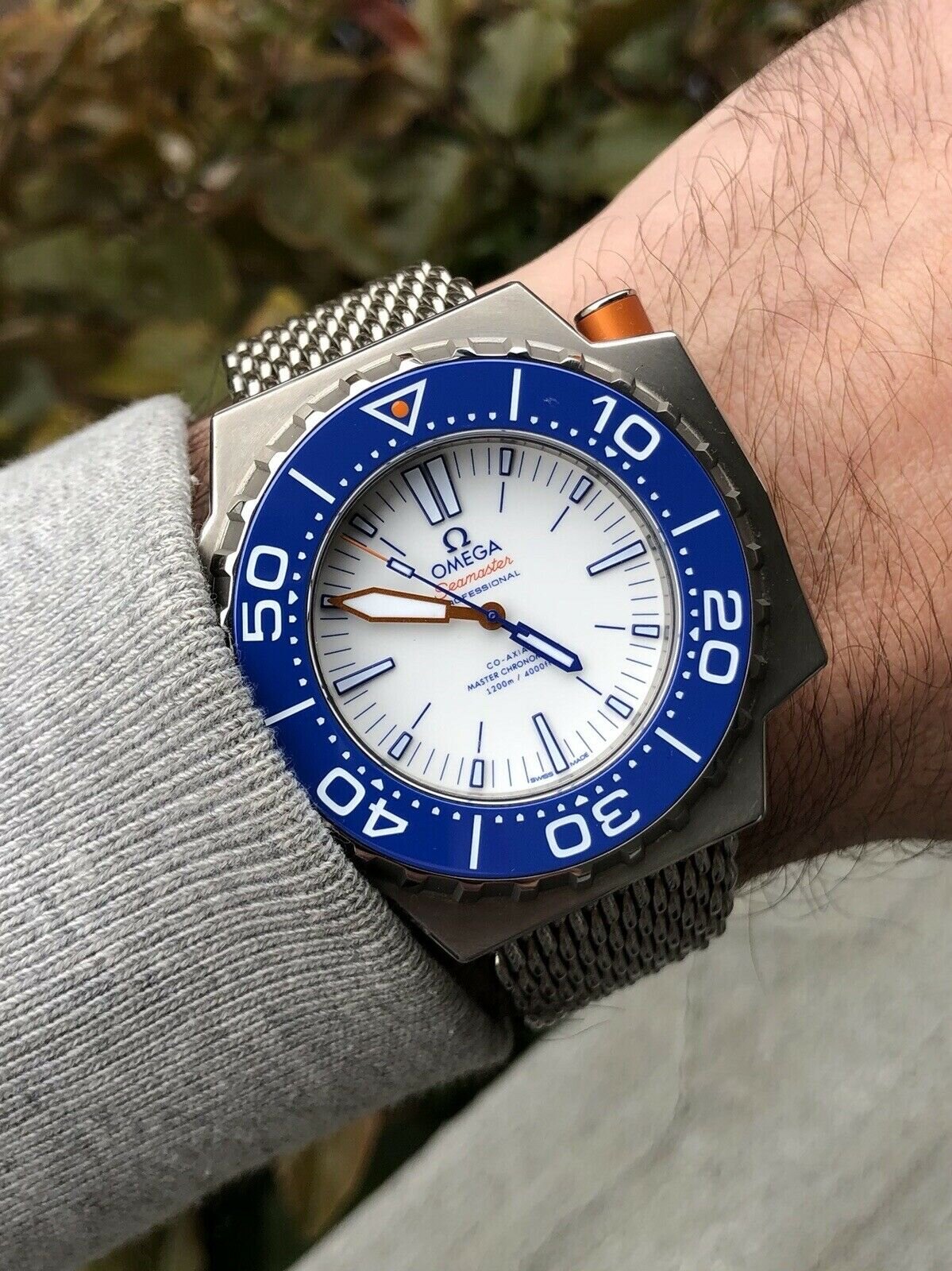 Omega Seamaster Ploprof 1200m Co Axial Chronometer Titanium 227.90.55. Watch Vault Australia