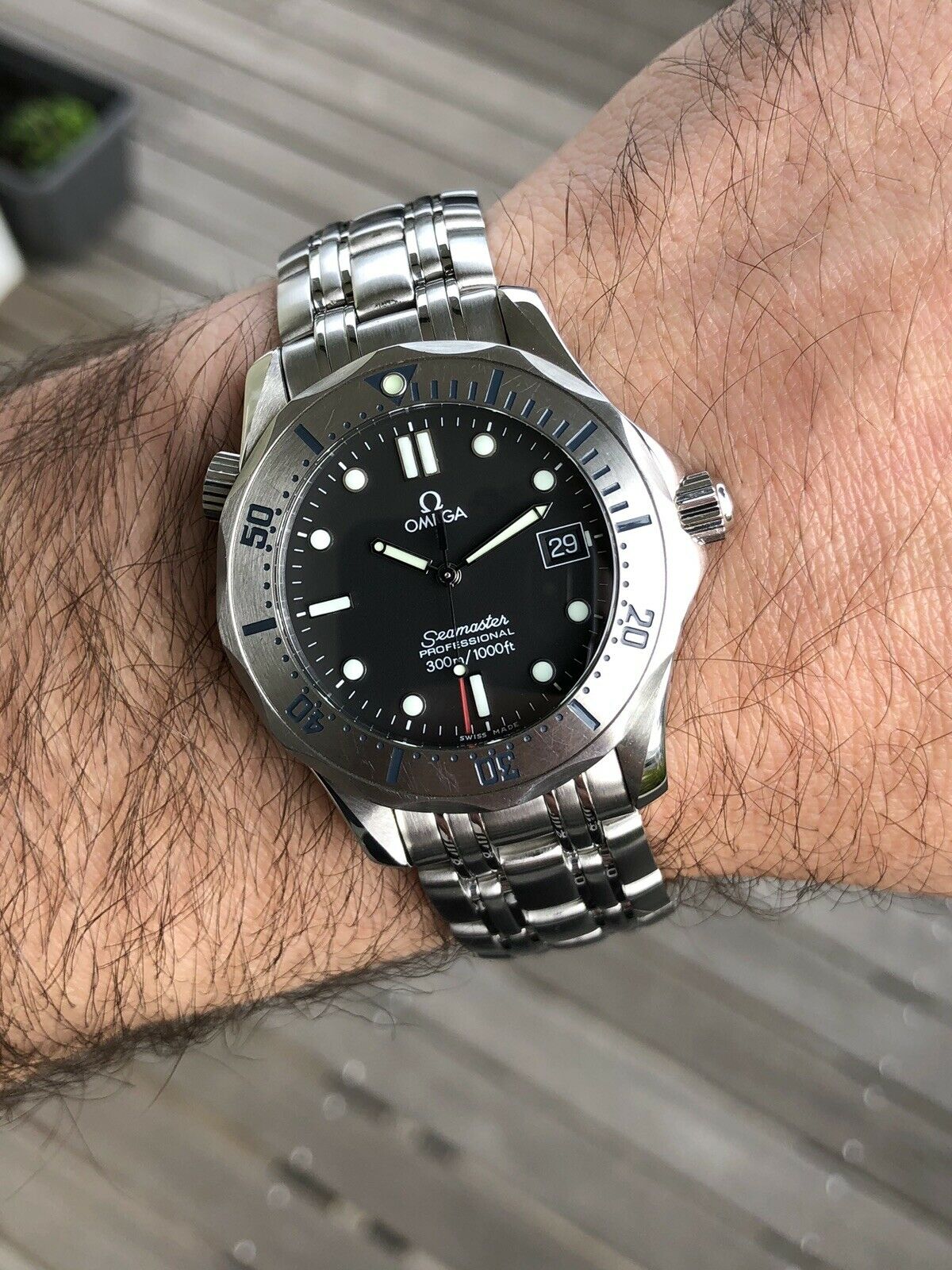 Omega Seamaster Pro Diver 300M 2260.50 'No wave' 36mm Quartz - 2006