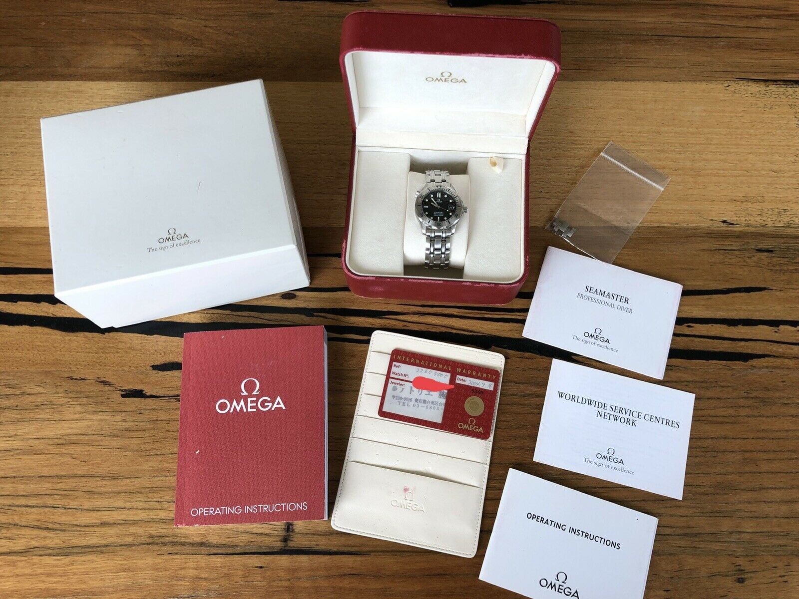 Omega Seamaster Pro Diver 300M 2260.50 'No wave' 36mm Quartz - 2006