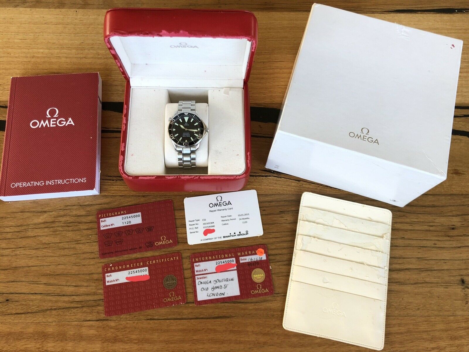 Omega seamaster best sale 22545000