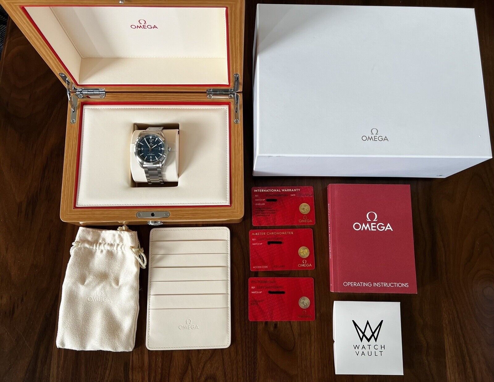 Omega Seamaster Railmaster Co-Axial Blue Dial 40mm 220.10.40.20.03.001 - 2022