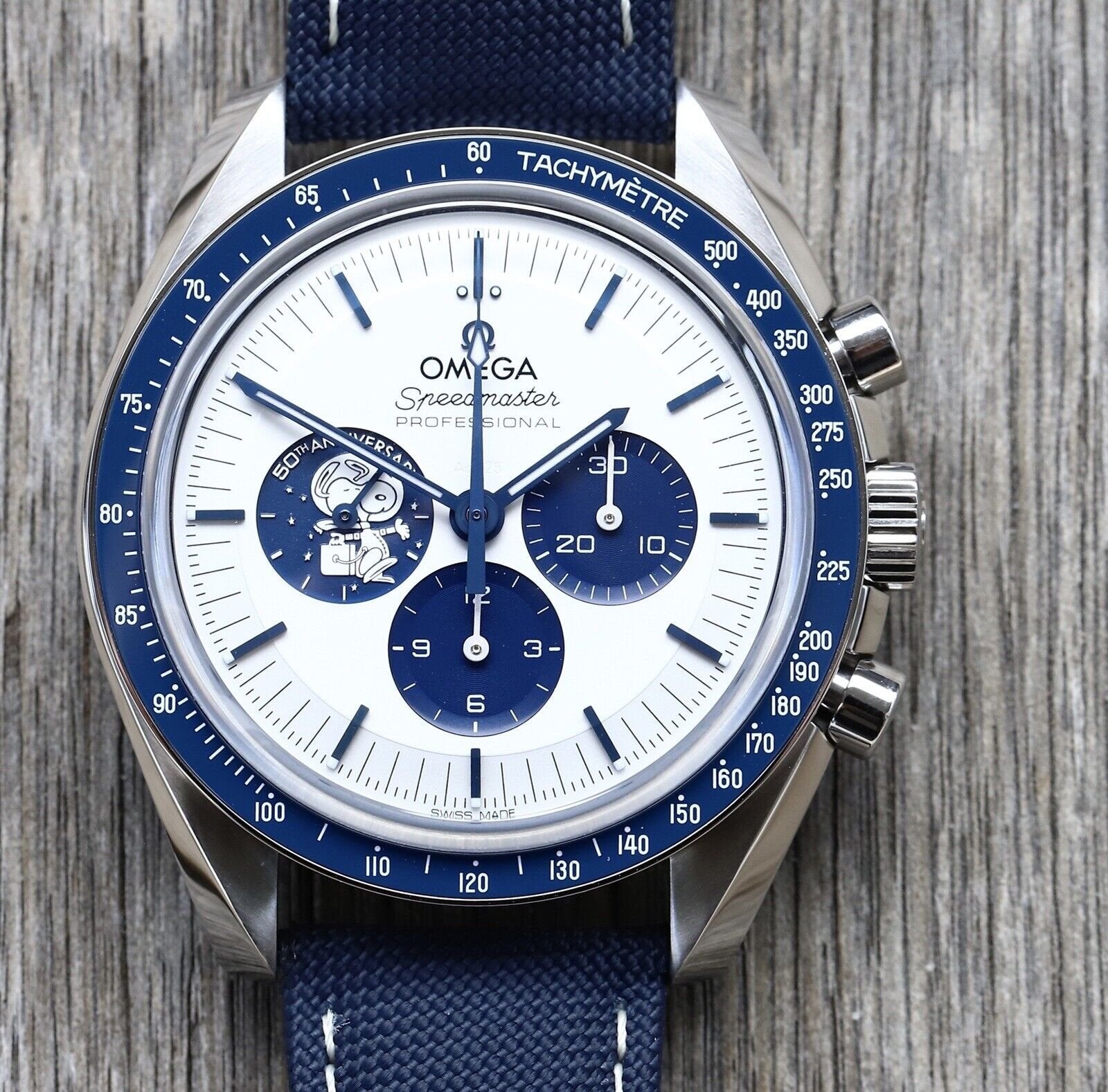 Omega Speedmaster 'Silver Snoopy Award' 50th Anniversary 310.32.42.50.02.001 - New