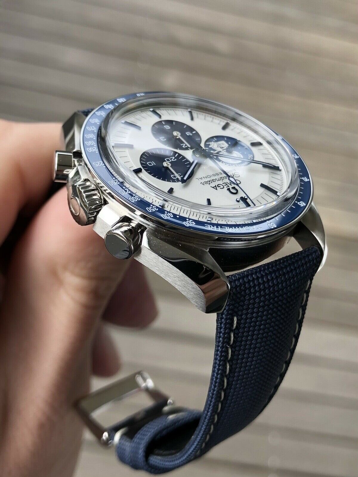 Omega Speedmaster Silver Snoopy Award 50th Anniversary 310.32