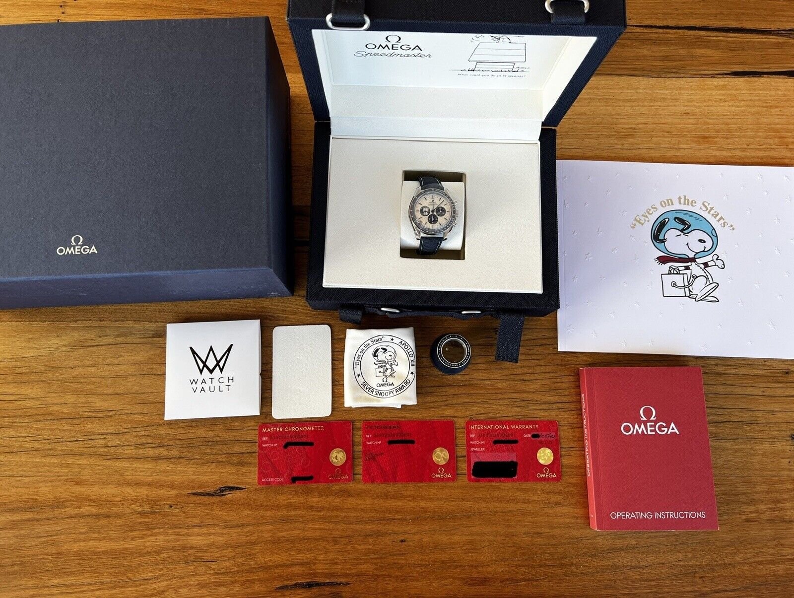 Omega Speedmaster 'Silver Snoopy Award' 50th Anniversary 310.32.42.50.02.001 - New