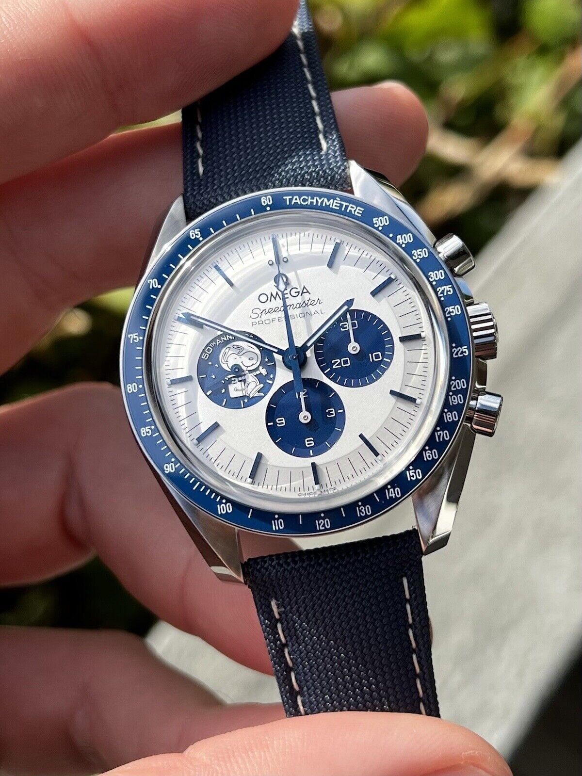 Omega Speedmaster 'Silver Snoopy Award' 50th Anniversary 310.32.42.50.02.001 - New