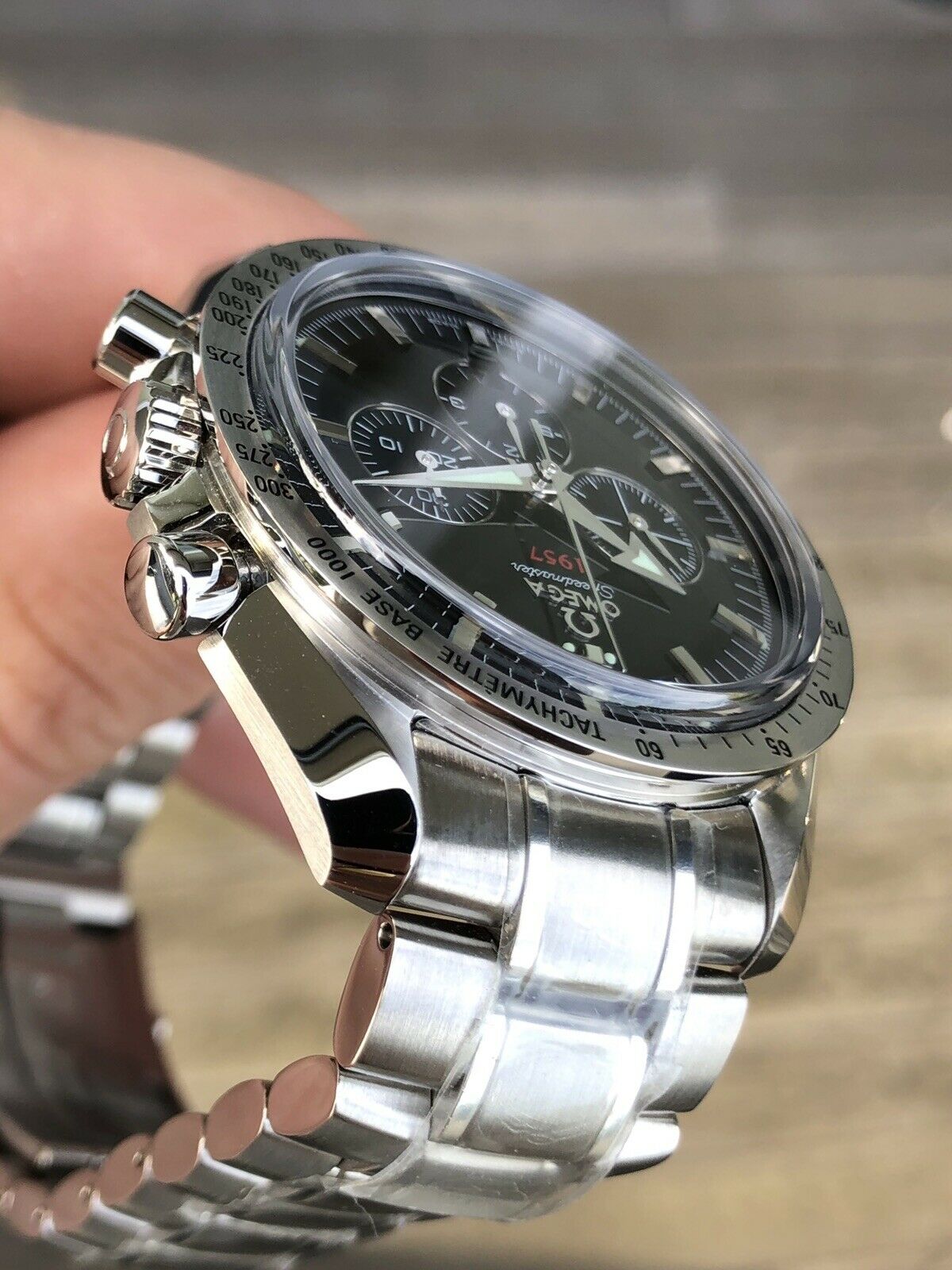 Omega Speedmaster Broad Arrow 1957 Co Axial 321.10.42.50.01.001. Watch Vault Australia