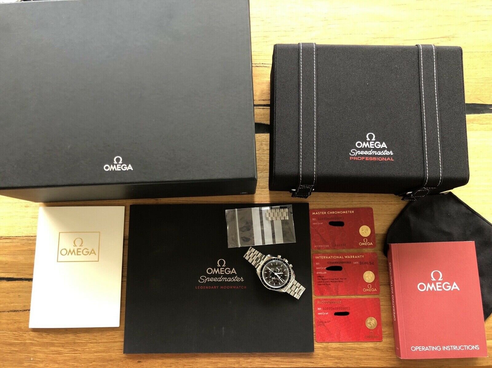 Omega Speedmaster Moonwatch Sapphire Sandwich Co-Axial 310.30.42.50.01.002
