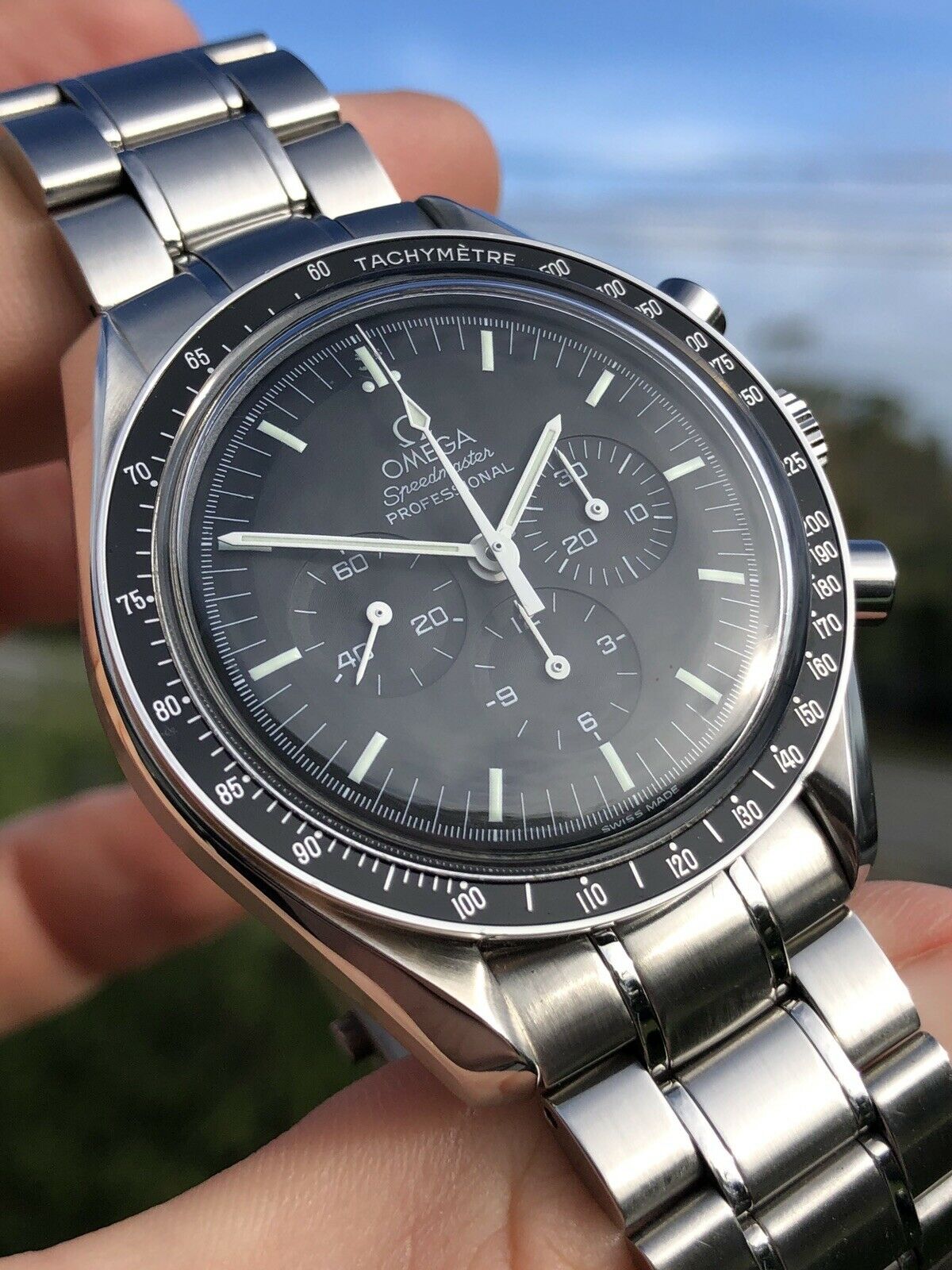 Omega Speedmaster Professional Moonwatch 3572.50 Hesalite Sandwich Watch Vault Australia