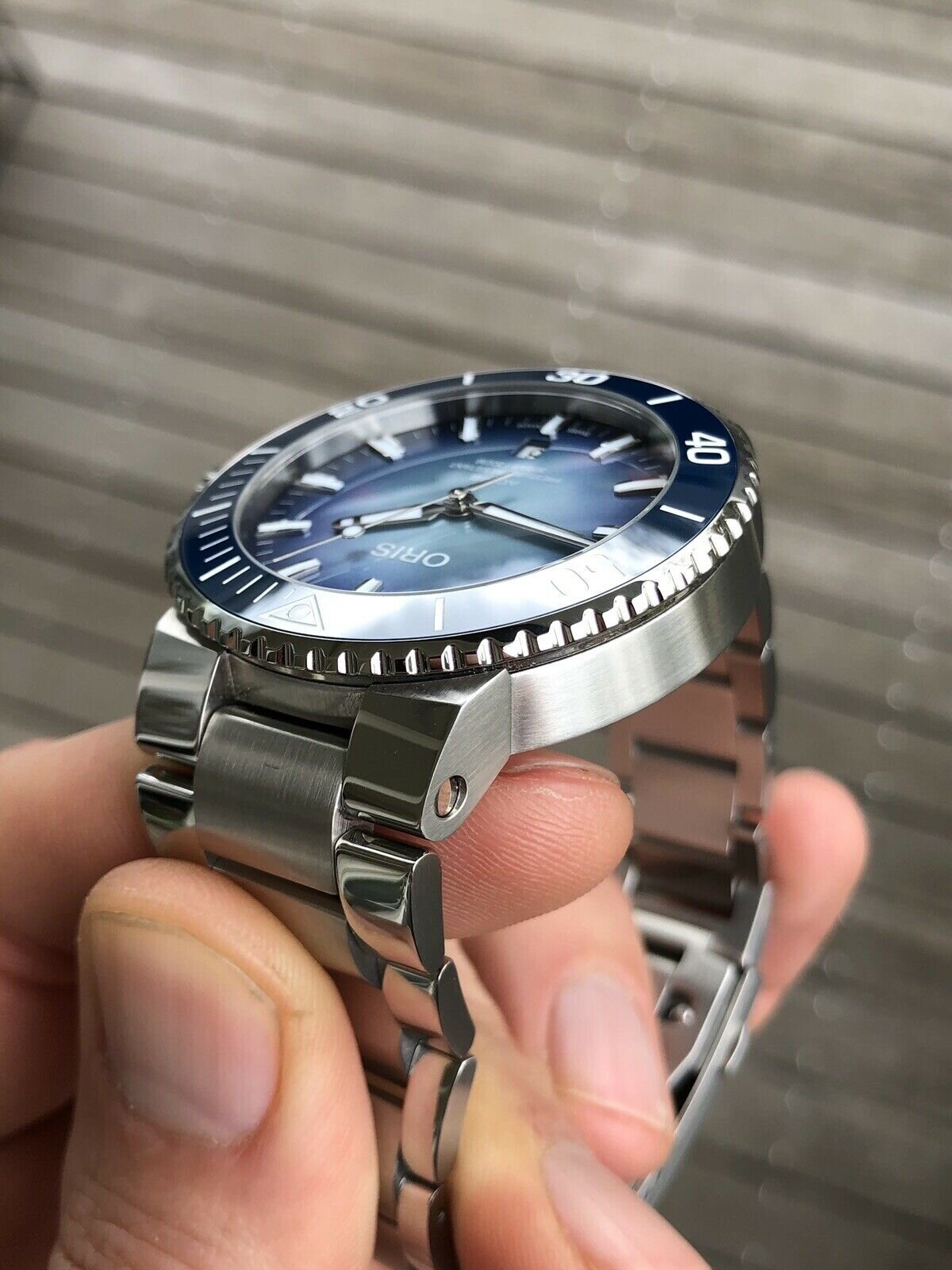Oris Aquis Date Lake Baikal LE 01 733 7730 4175 2020 Watch Vault Australia