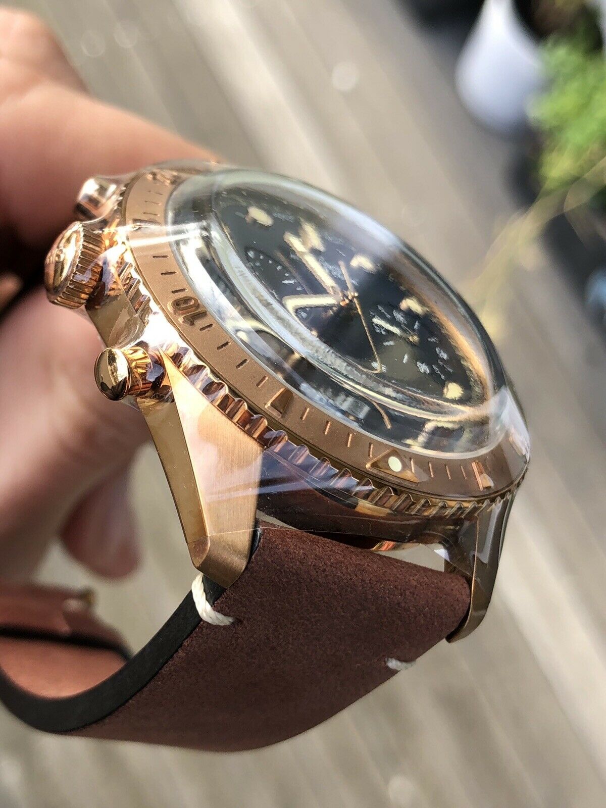 Oris Diver Carl Brashear LE Bronze Chronograph 01 771 7744 3185-Set LS - 2018