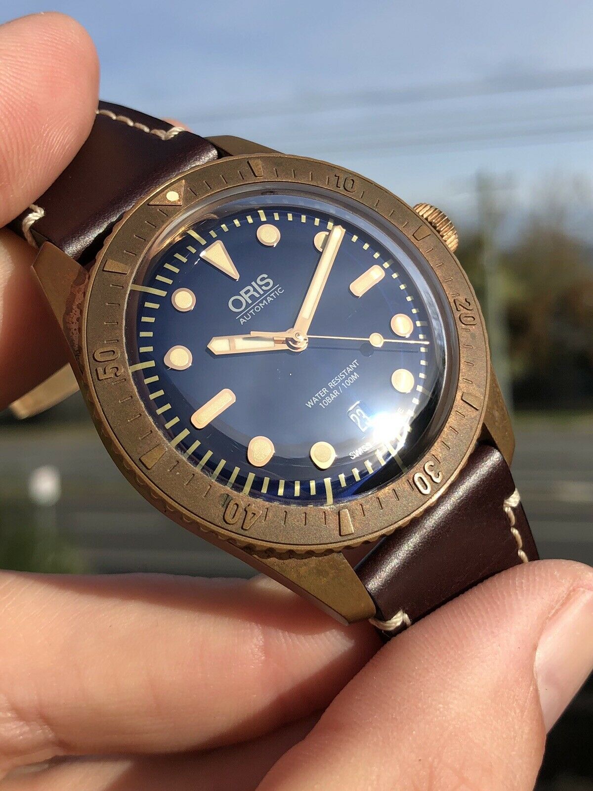 Oris bronze store carl brashear