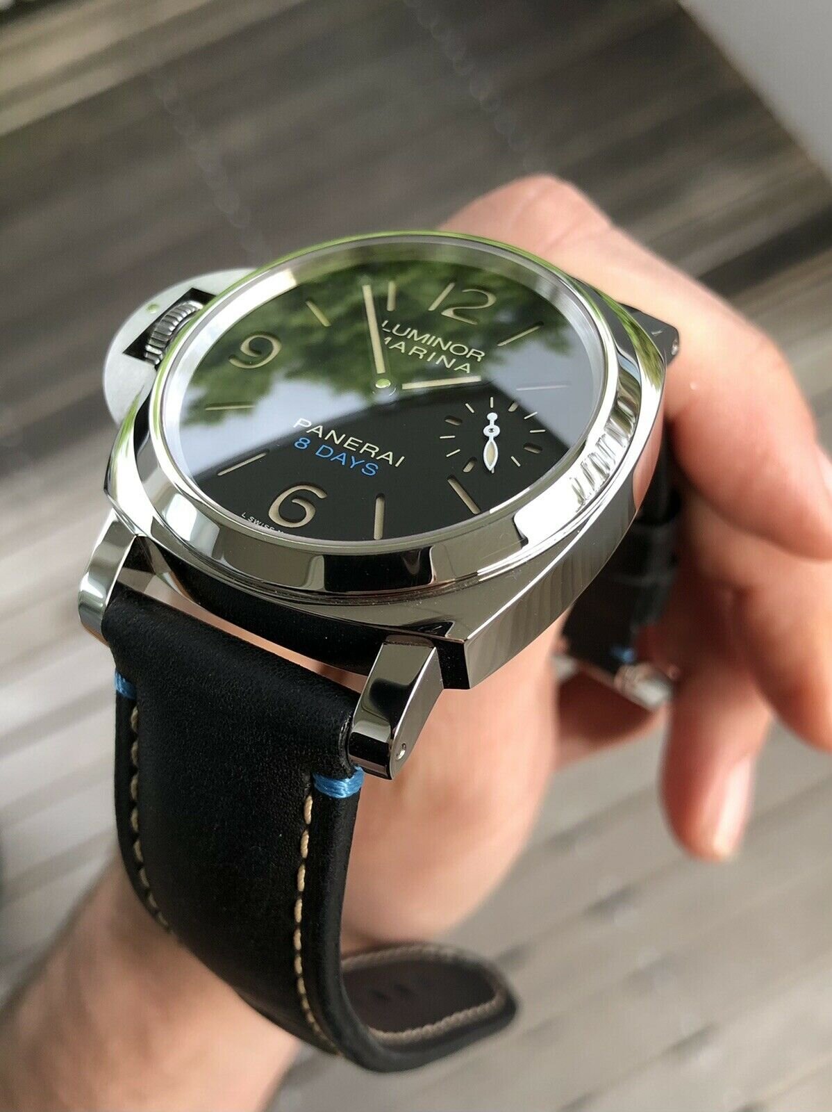 Panerai left handed 8 days hot sale